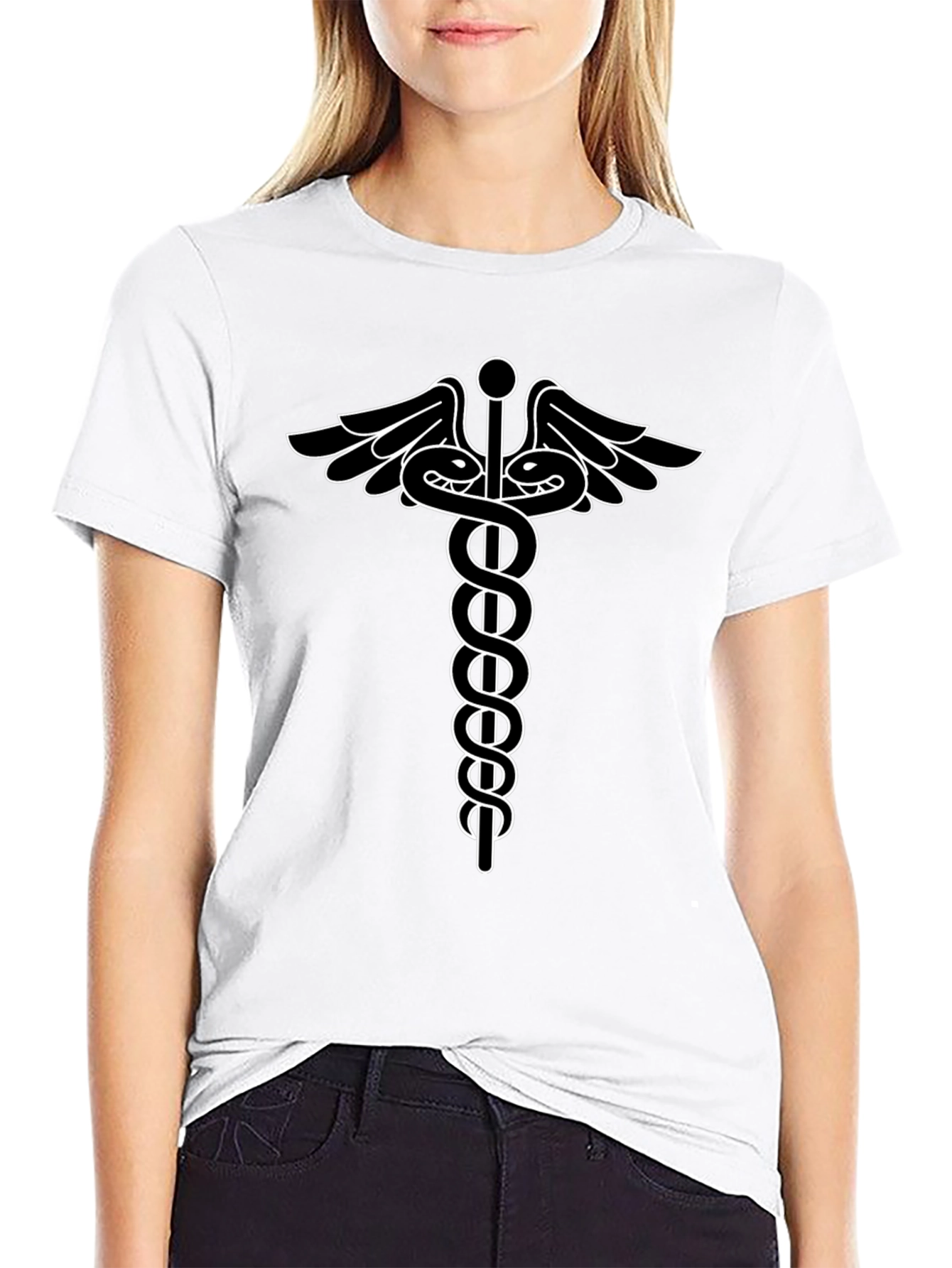 Caduceus T-Shirt - Medical Symbol Tee