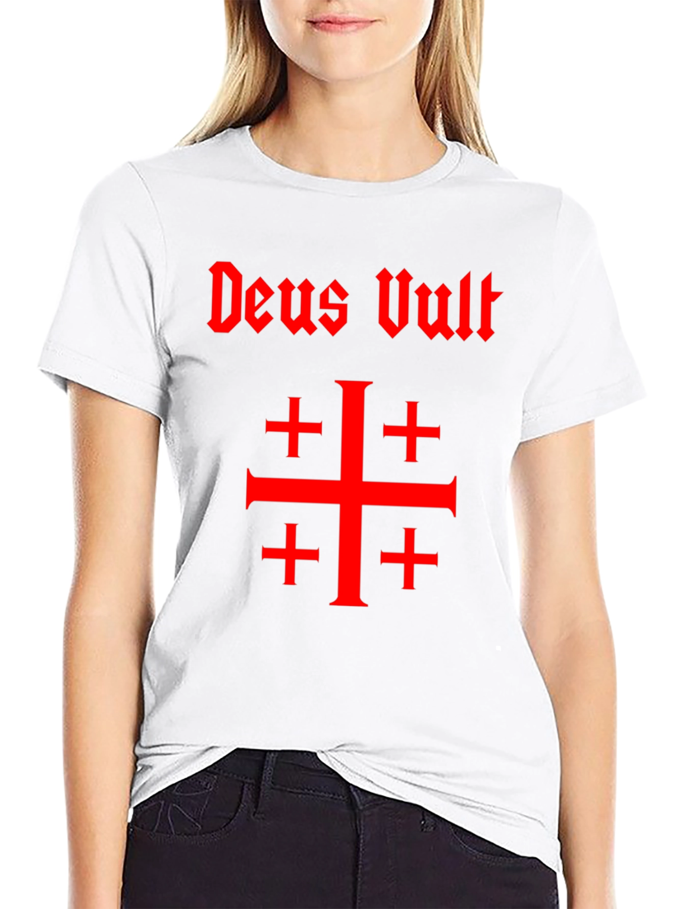 Deus Vult T-Shirt Crusades Knight Templar Shirt