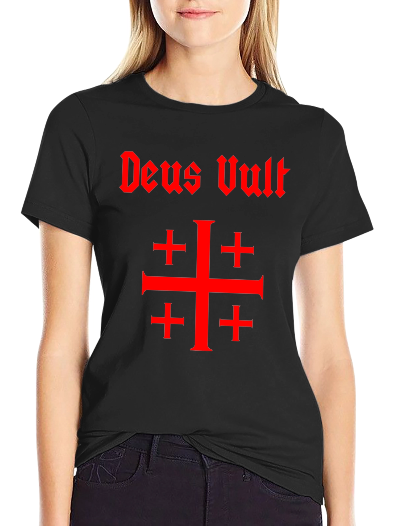 Deus Vult T-Shirt Crusades Knight Templar Shirt