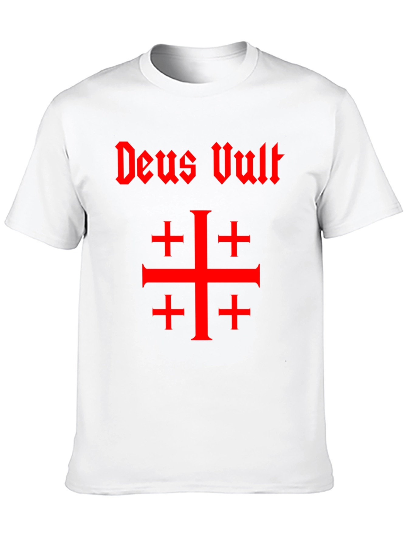 Deus Vult T-Shirt Crusades Knight Templar Shirt