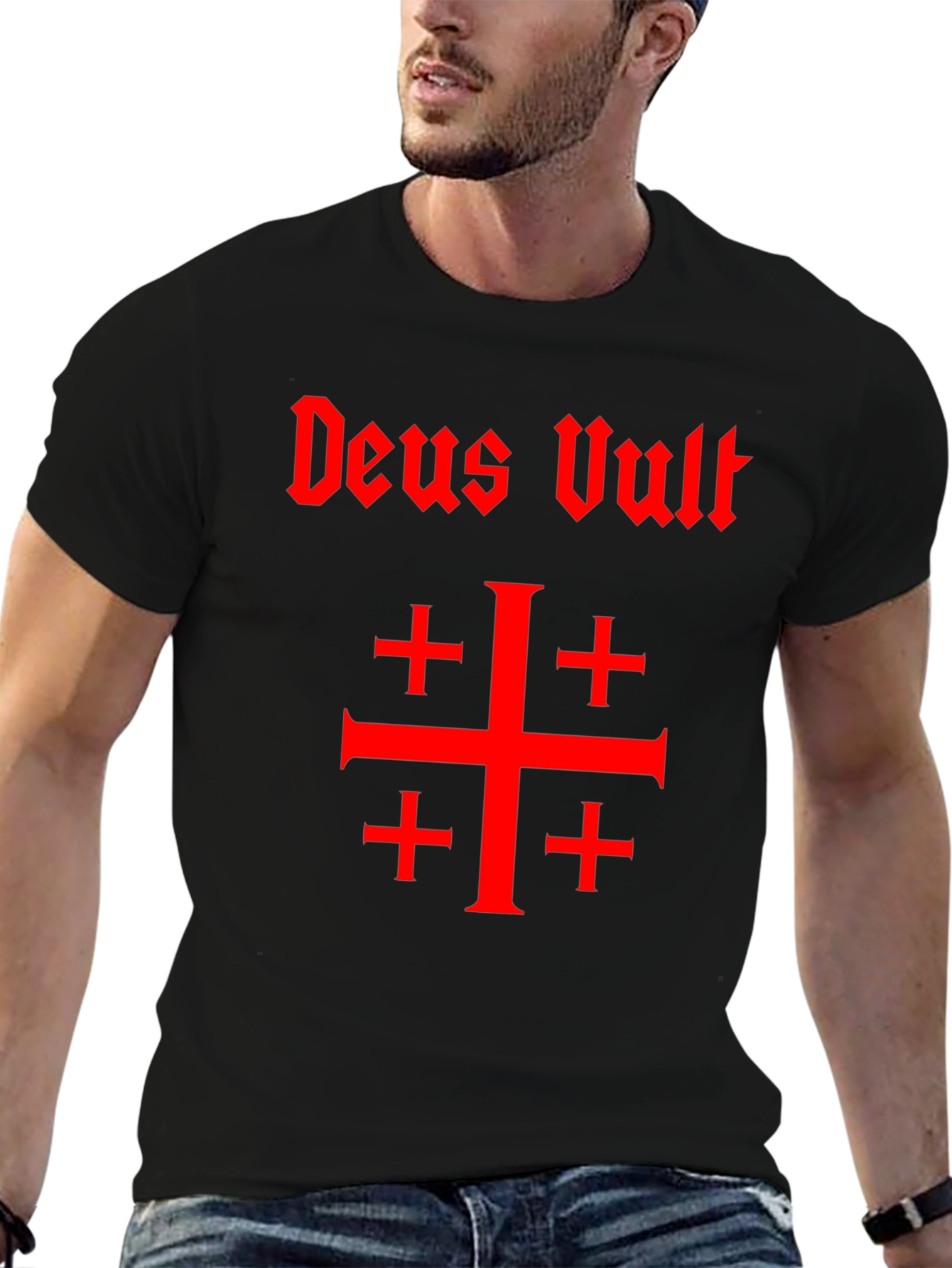 Deus Vult T-Shirt Crusades Knight Templar Shirt