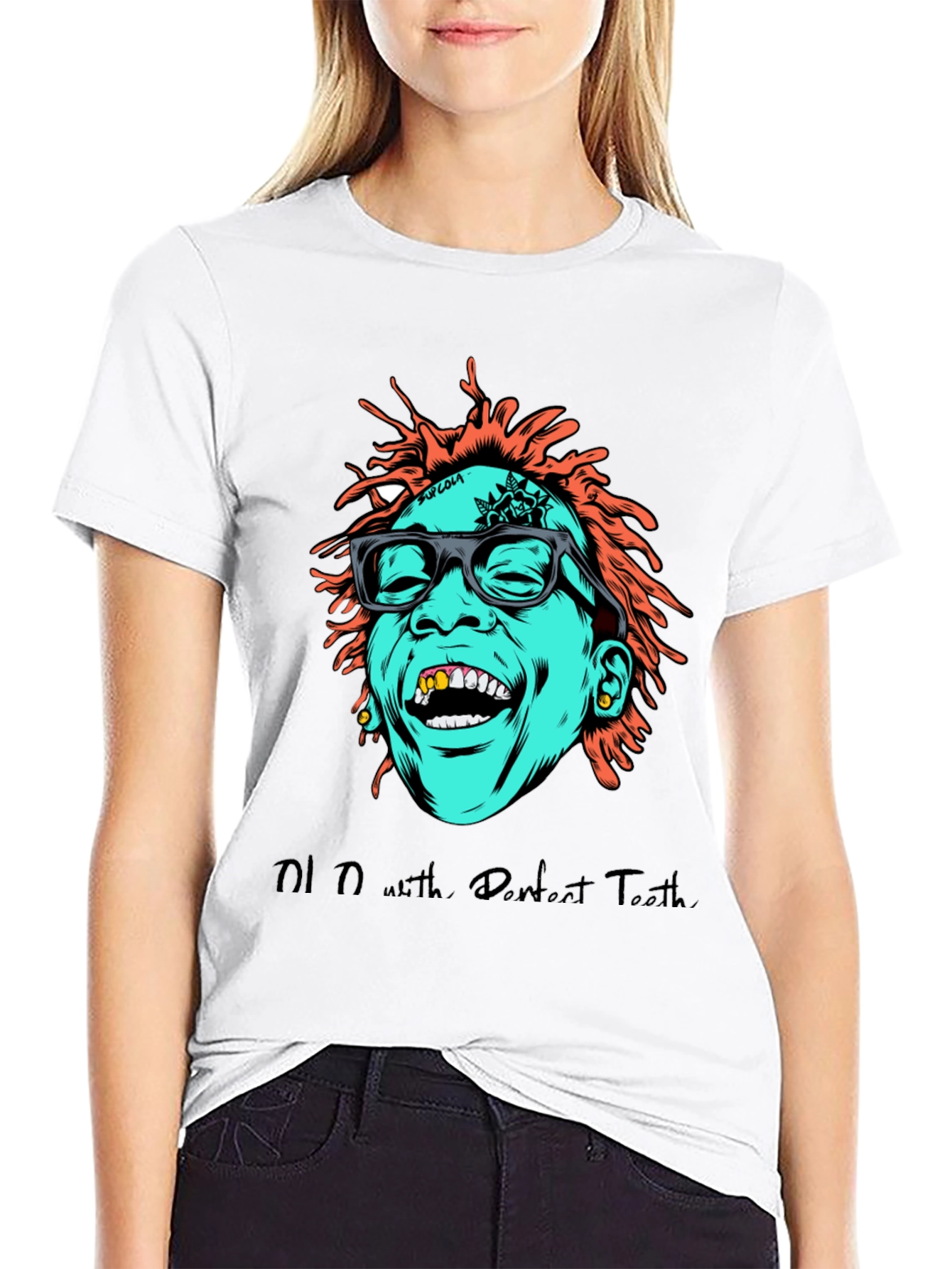 Cartoon Graphic Tee - Hip Hop Style
