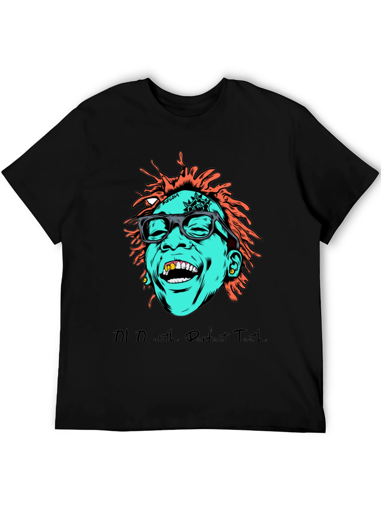 Cartoon Graphic Tee - Hip Hop Style