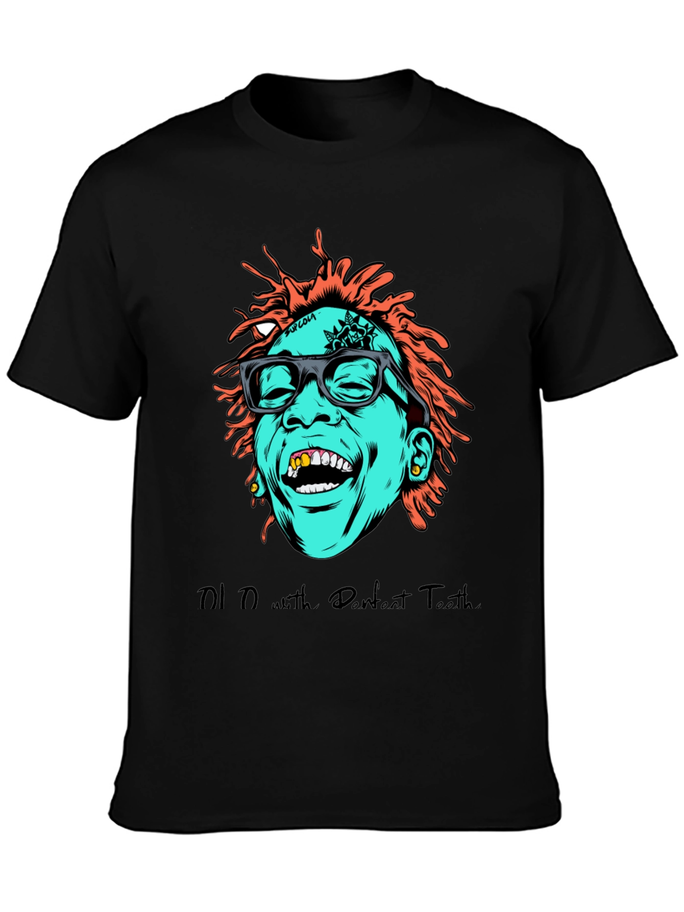 Cartoon Graphic Tee - Hip Hop Style