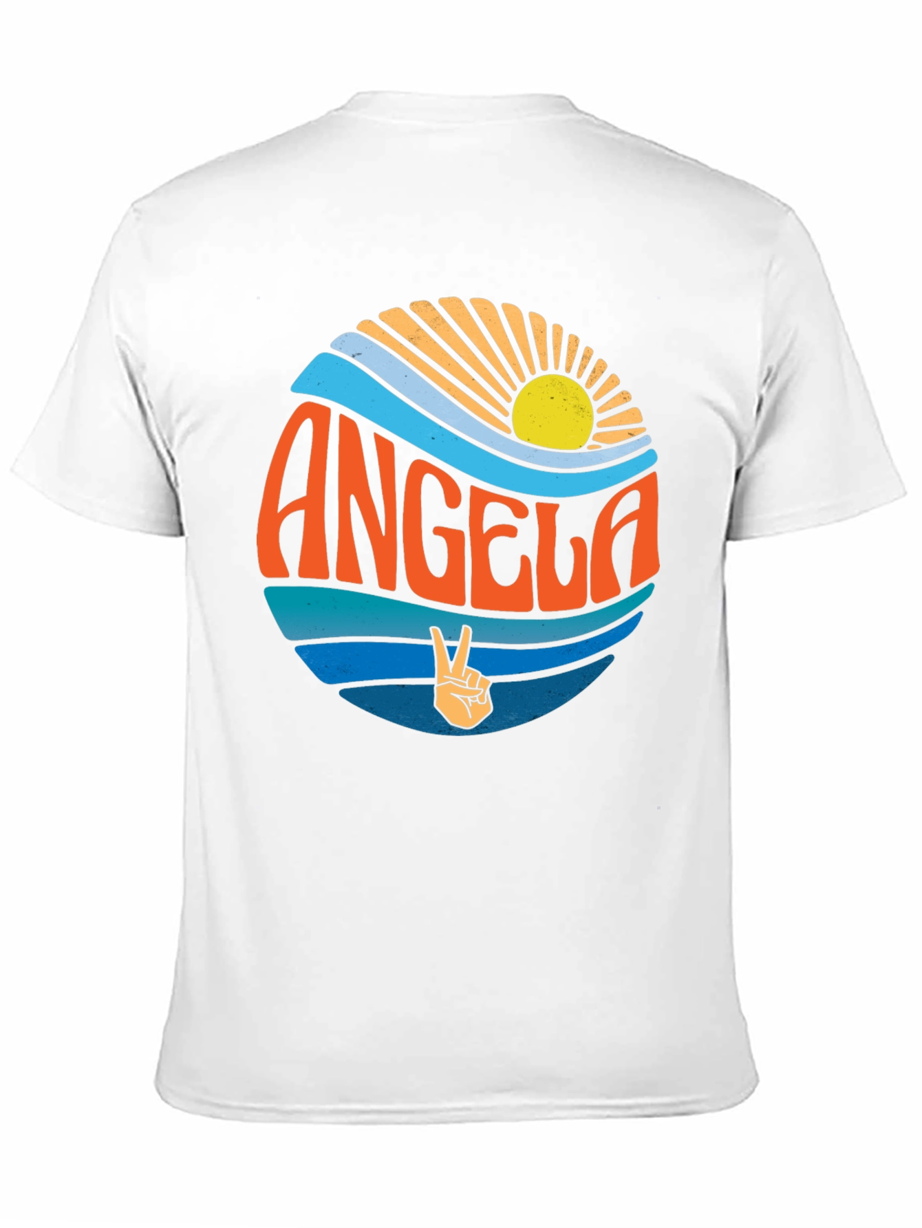 Angela Retro Graphic Tee - Black T-Shirt