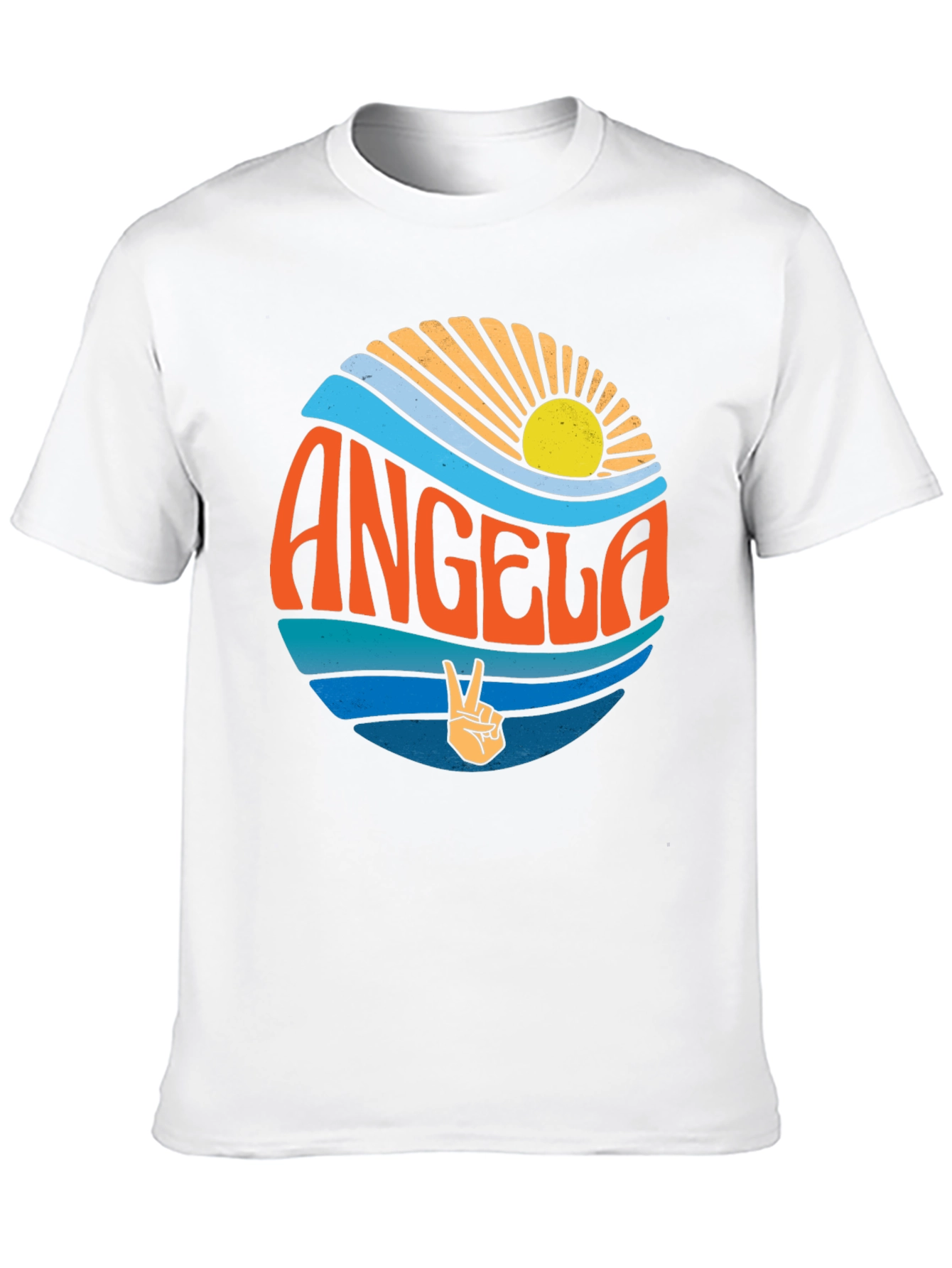Angela Retro Graphic Tee - Black T-Shirt