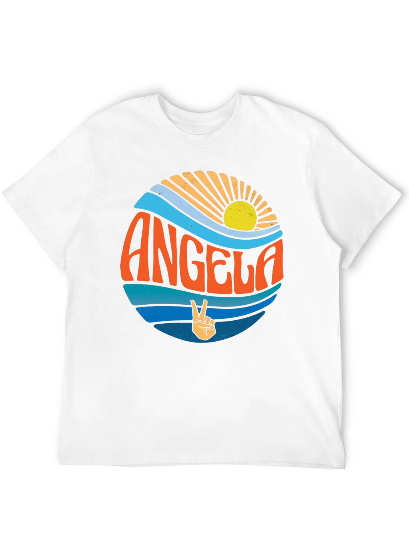 Angela Retro Graphic Tee - Black T-Shirt