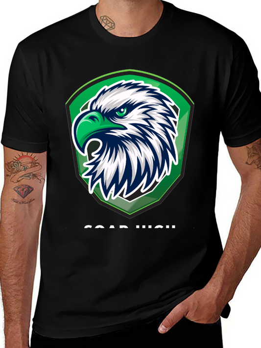 Eagle Crest Graphic Tee - Soar High Design