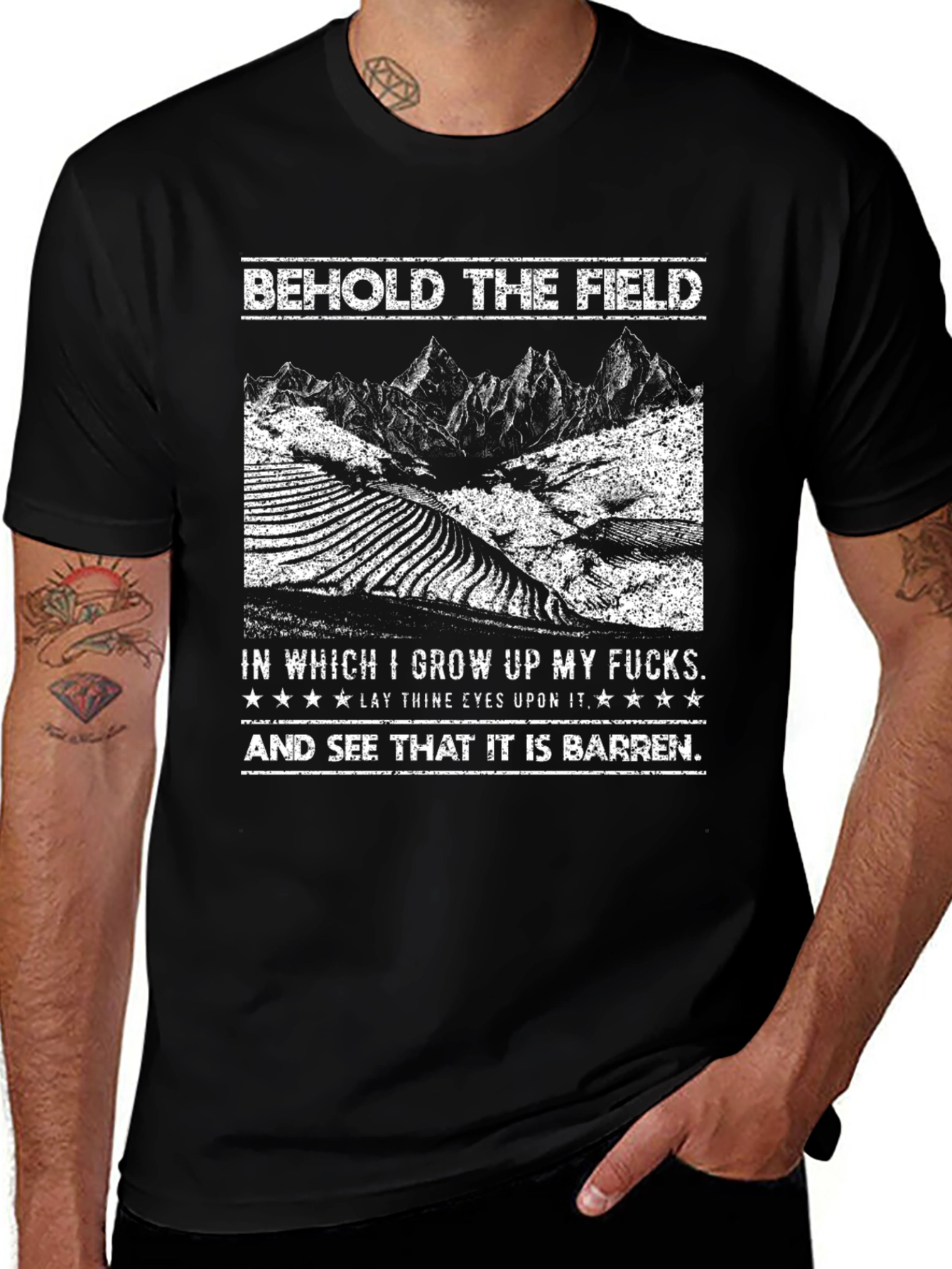 Behold The Field Graphic T-Shirt