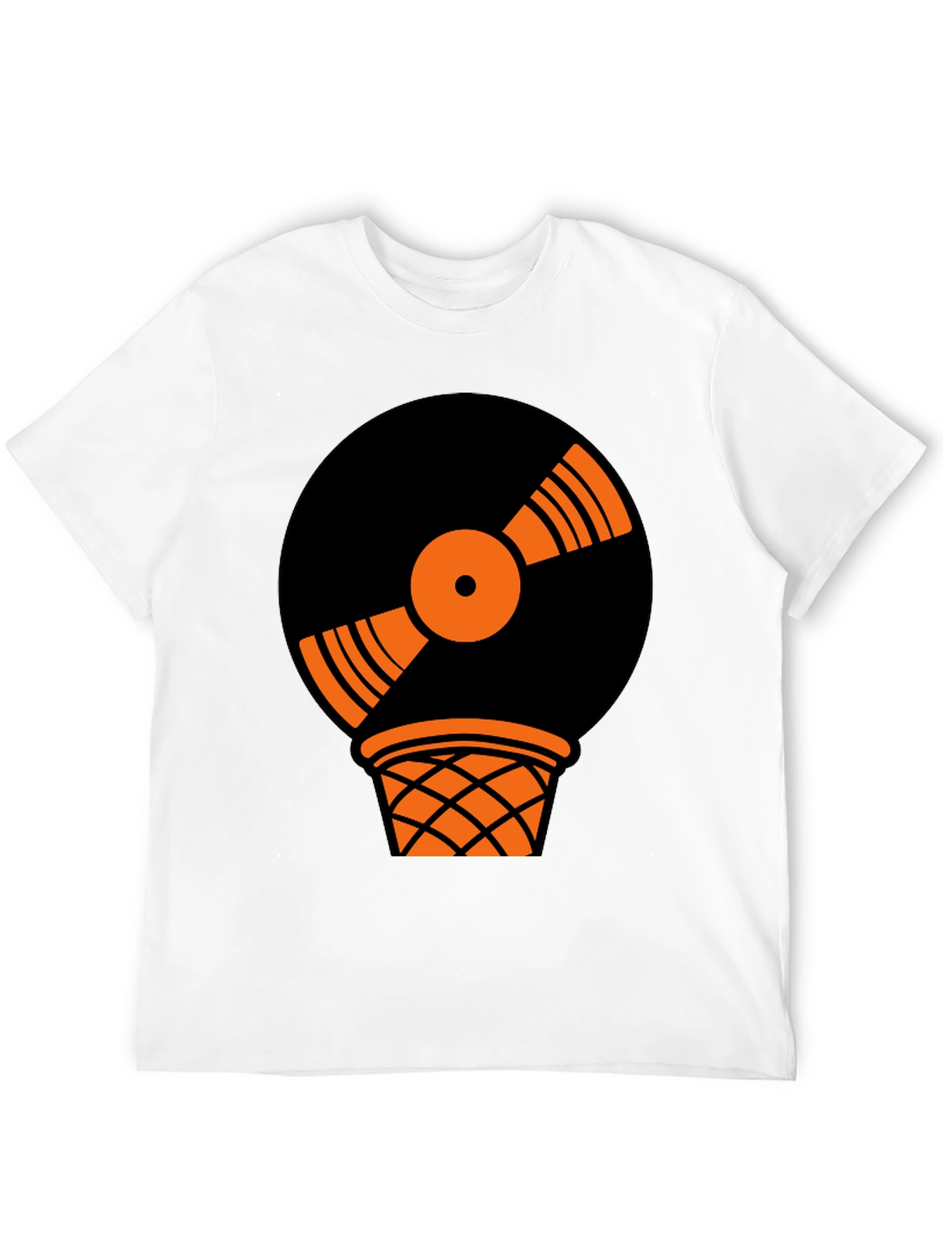 Vinyl Record Basketball T-Shirt