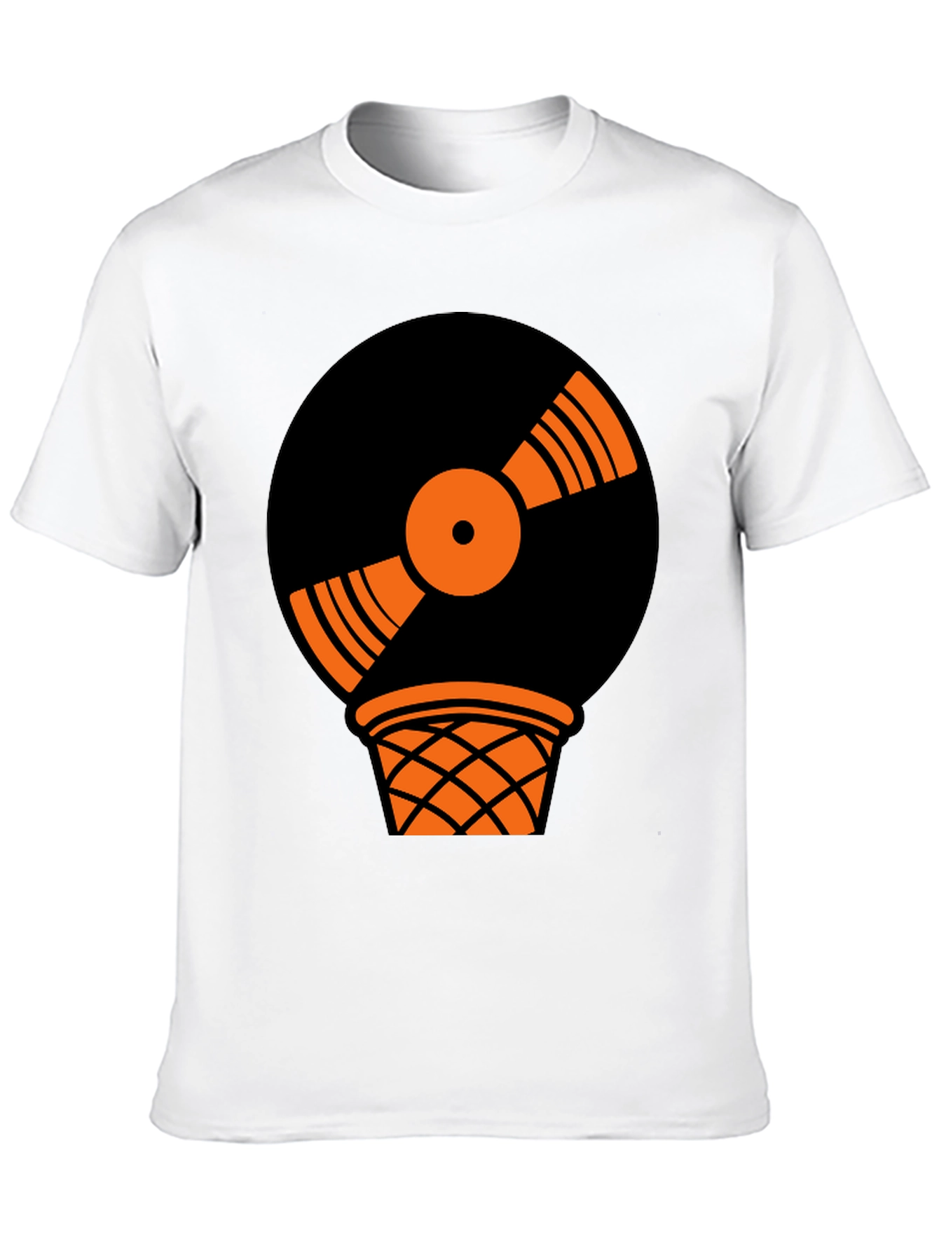 Vinyl Record Basketball T-Shirt