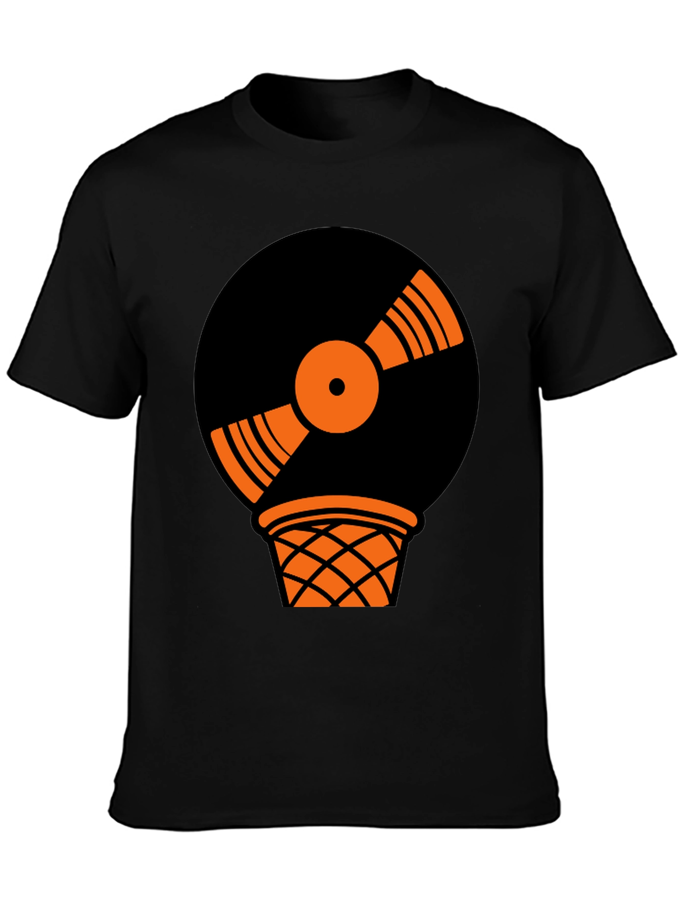 Vinyl Record Basketball T-Shirt