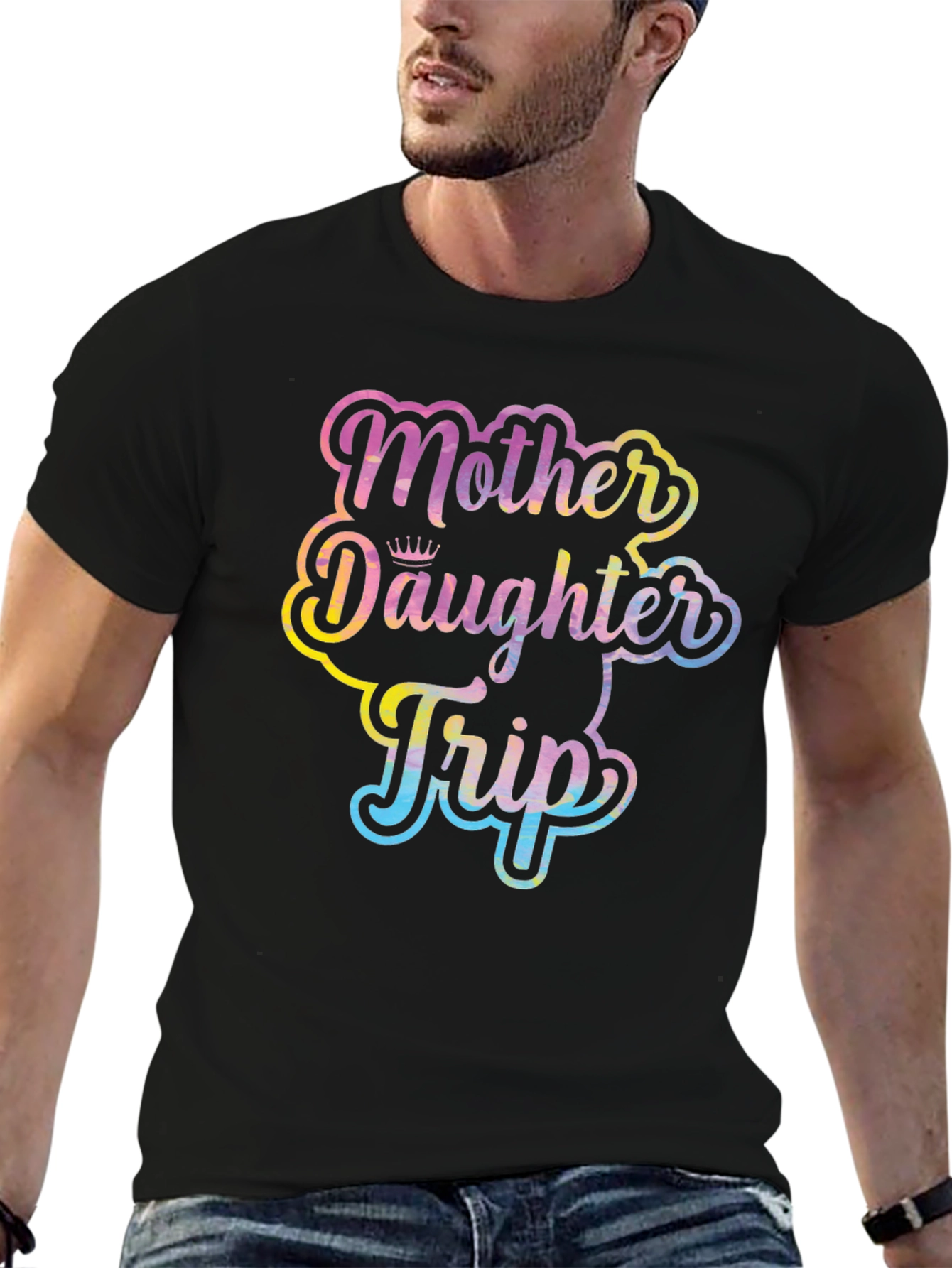 Mother Daughter Trip Black T-Shirt