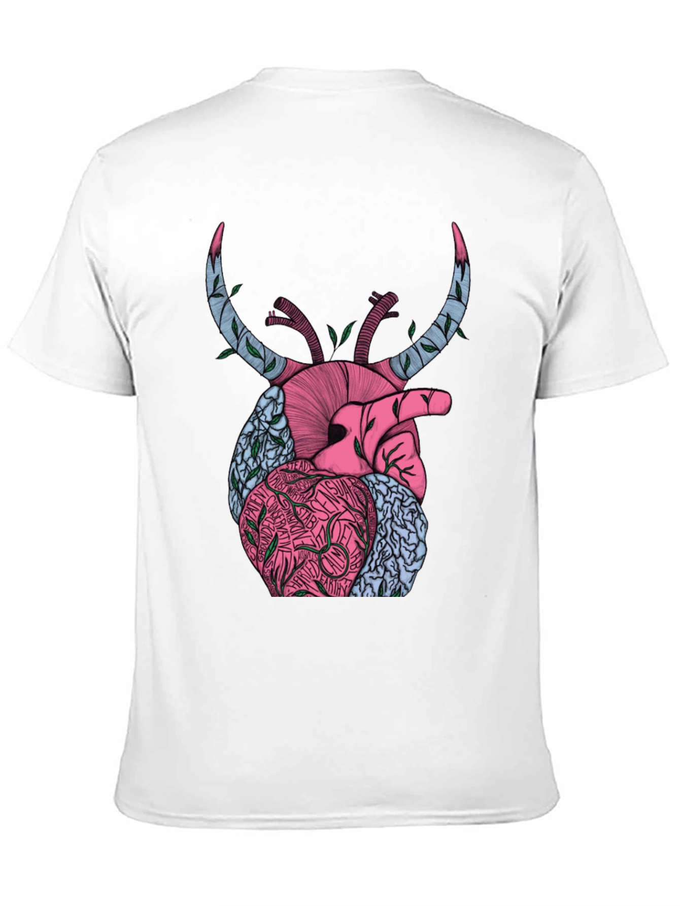 Anatomical Heart Graphic Tee - Unique Design