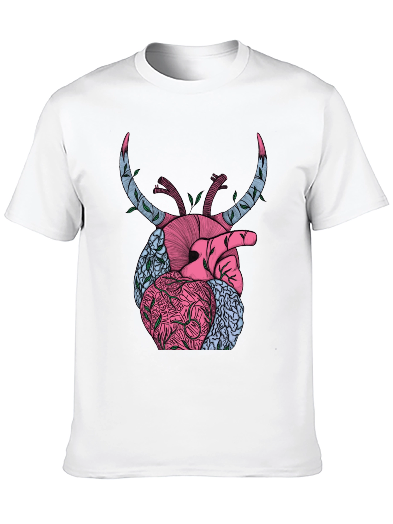 Anatomical Heart Graphic Tee - Unique Design