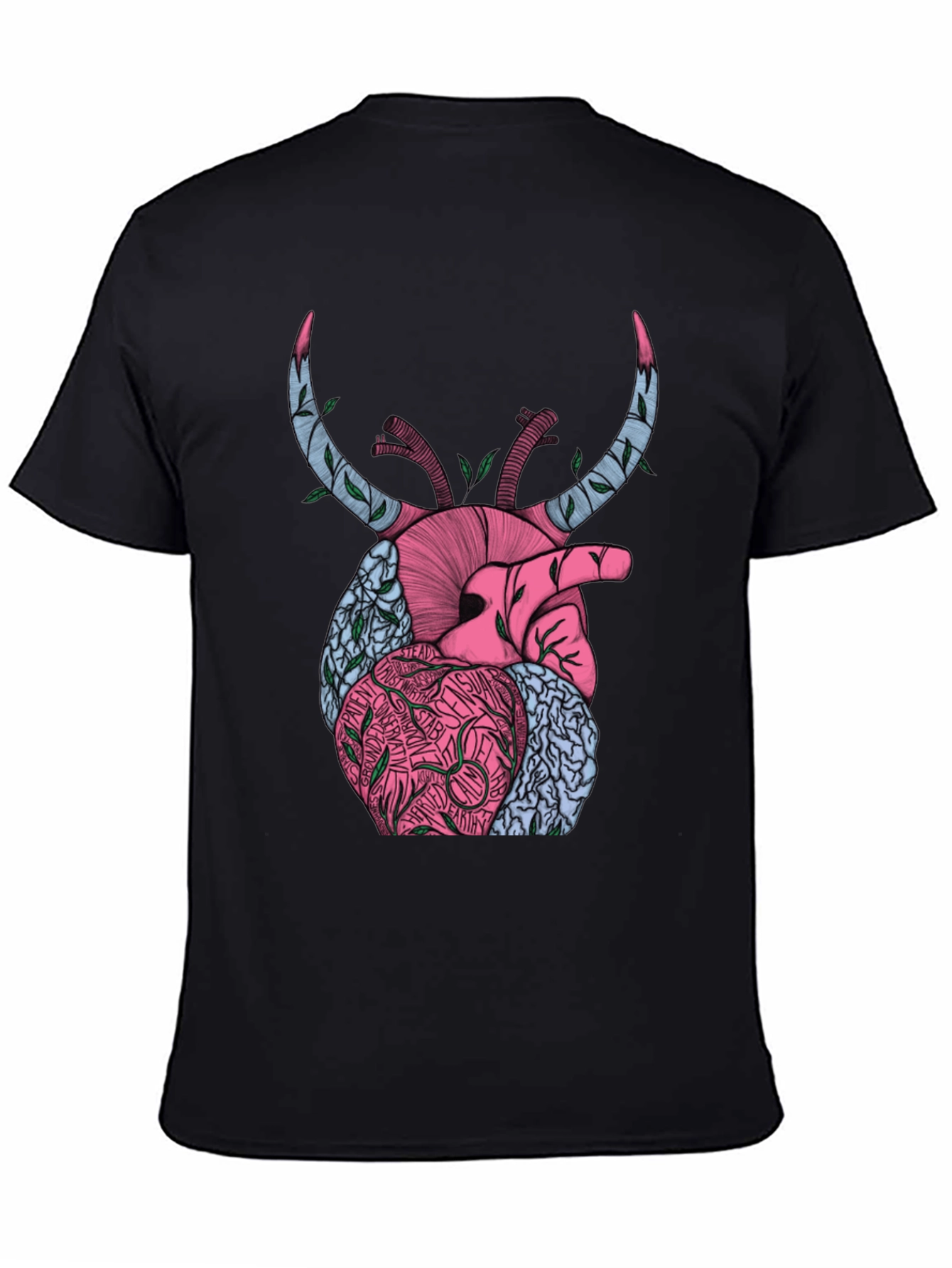 Anatomical Heart Graphic Tee - Unique Design