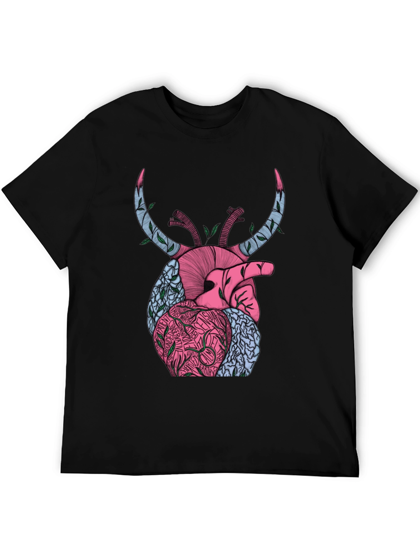 Anatomical Heart Graphic Tee - Unique Design