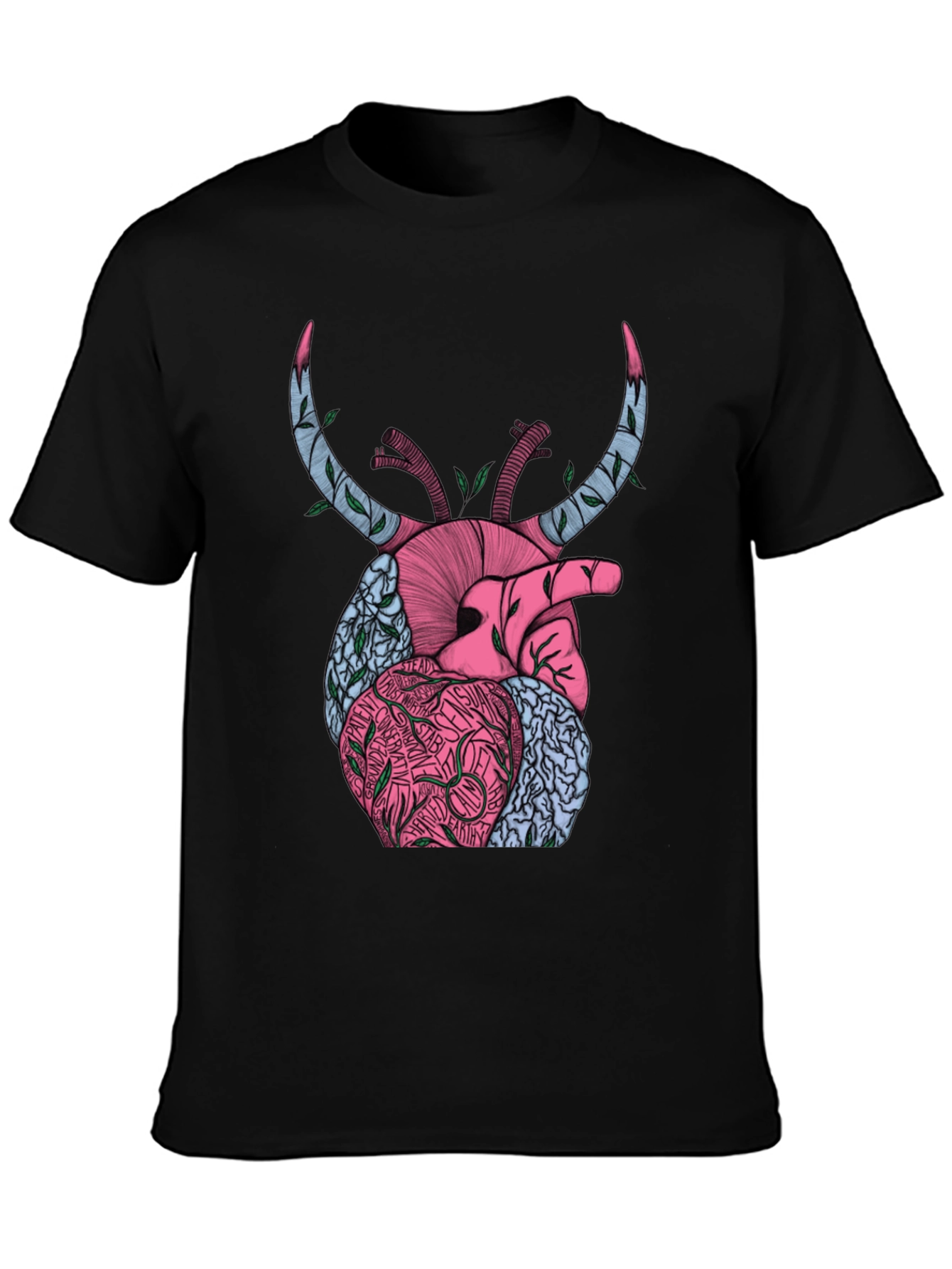 Anatomical Heart Graphic Tee - Unique Design