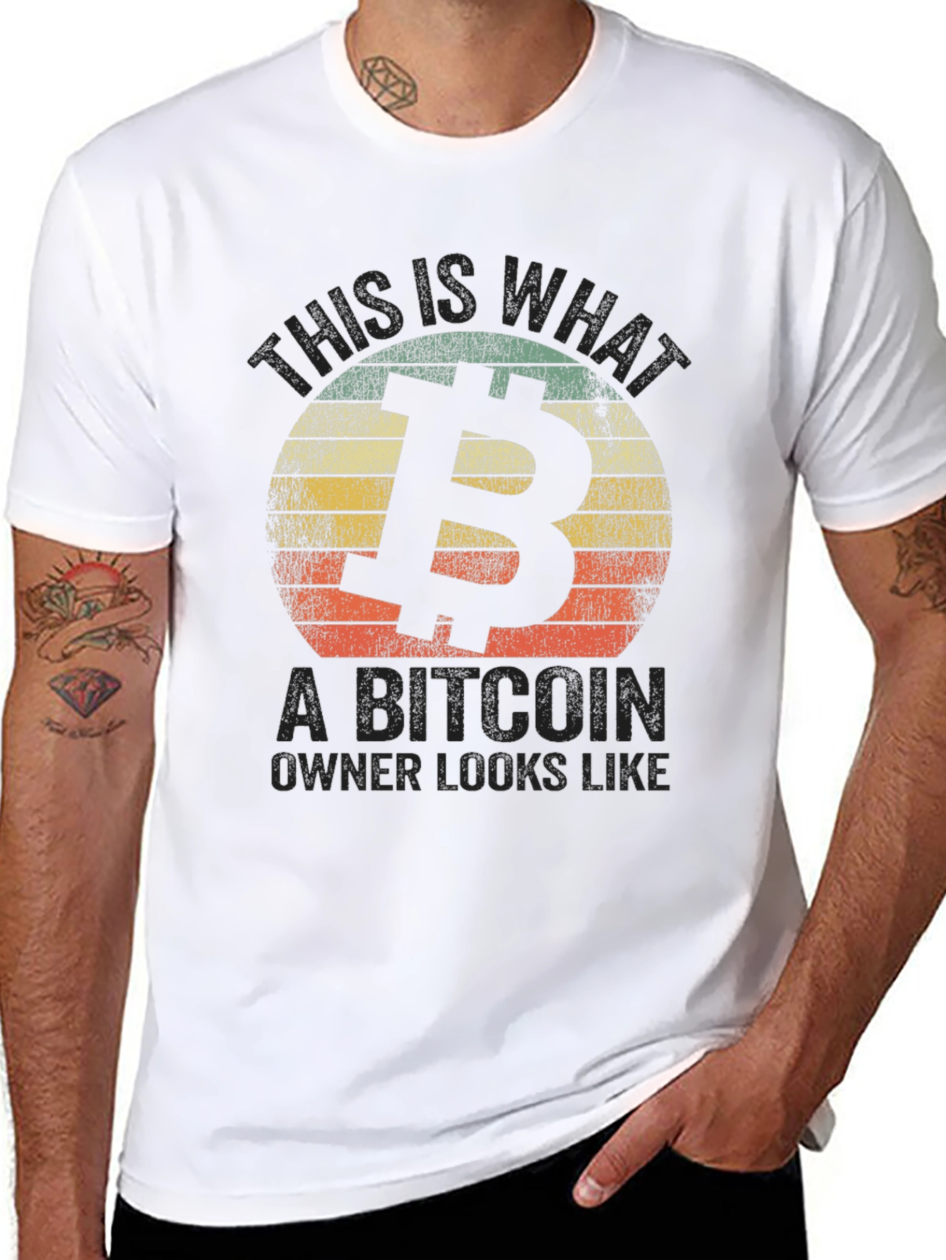 Bitcoin Owner Retro T-Shirt - Crypto Investor Style