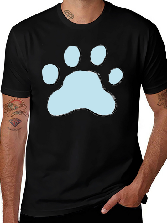 Paw Print T-Shirt - Casual Comfort Pet Lover Style
