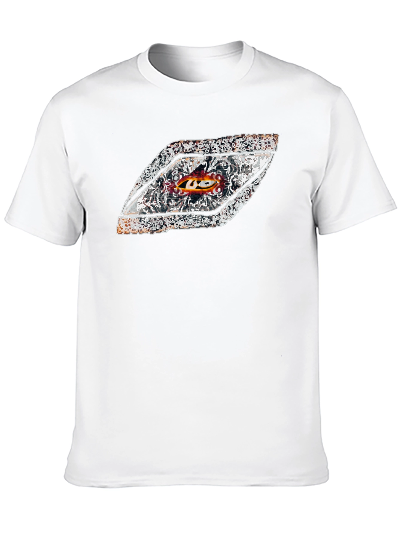 Eye-Catching Graphic Tee - Black