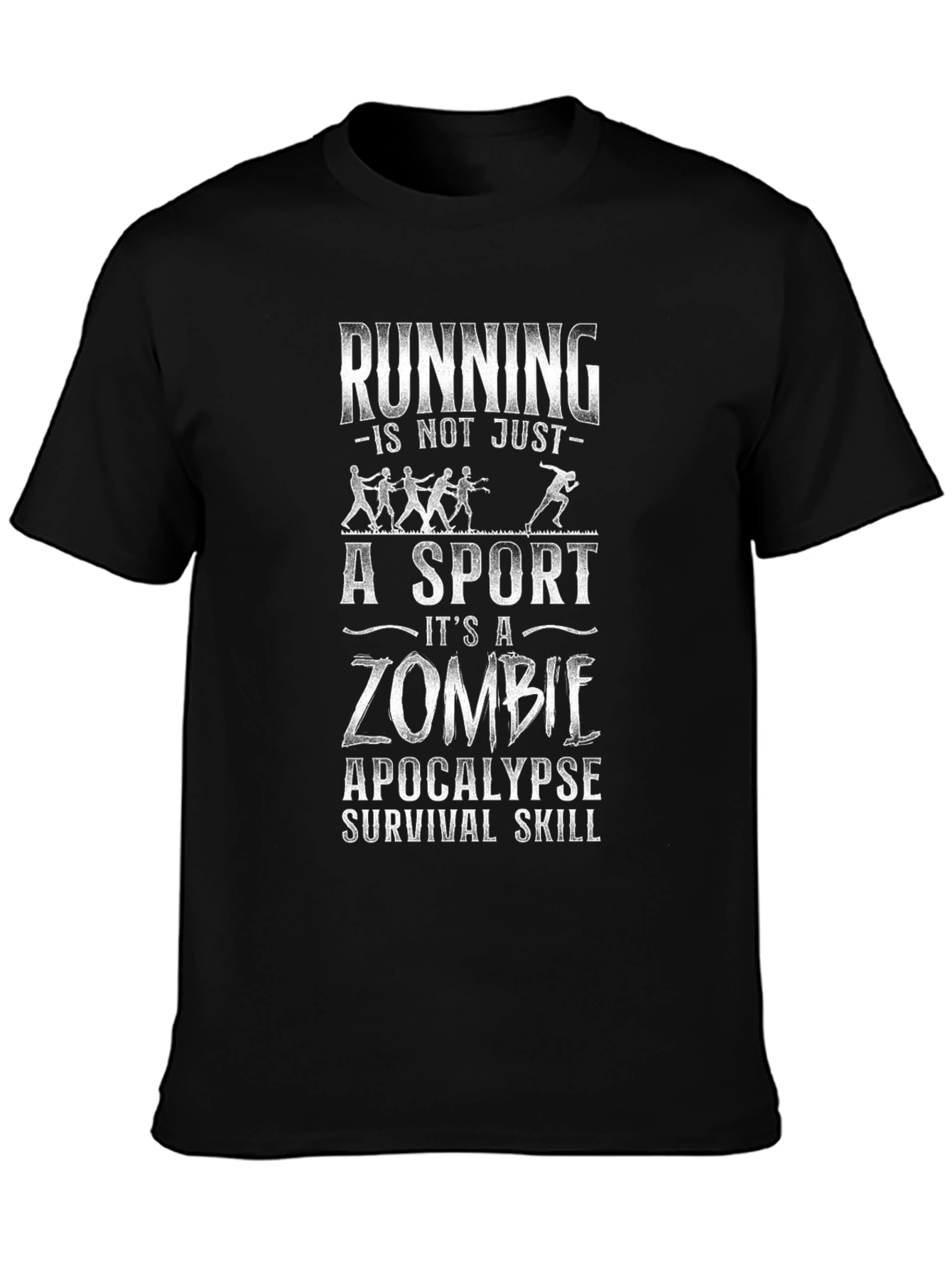 Zombie Apocalypse Survival Skill Running T-Shirt
