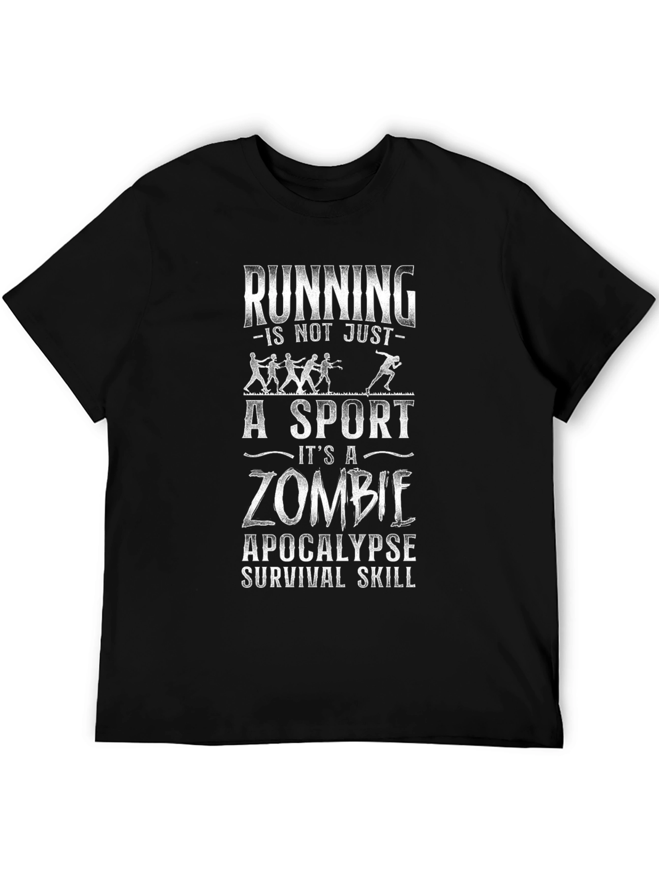 Zombie Apocalypse Survival Skill Running T-Shirt