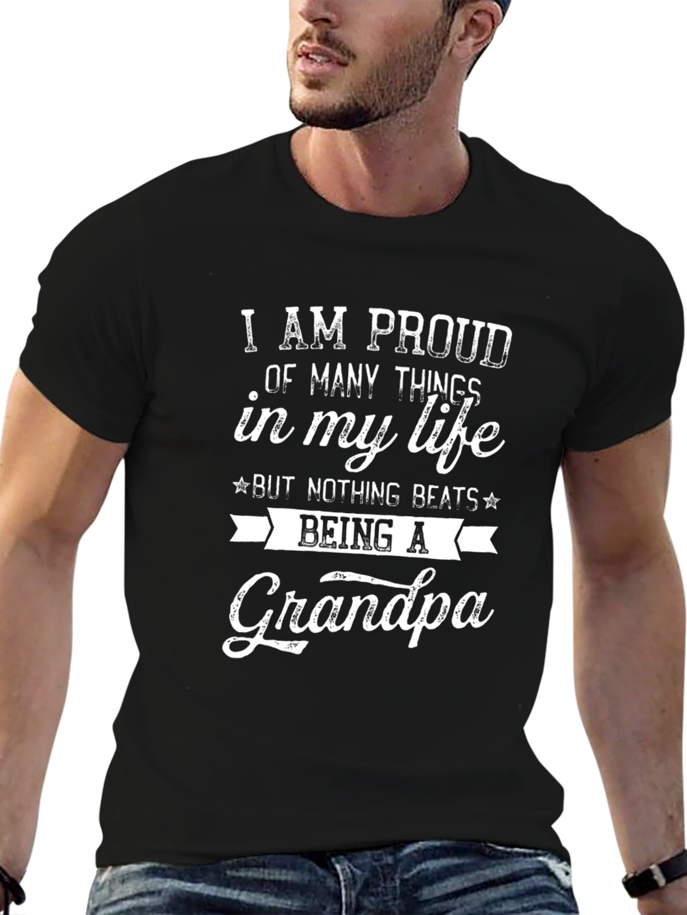 Proud Grandpa T-Shirt - Fathers Day Gift