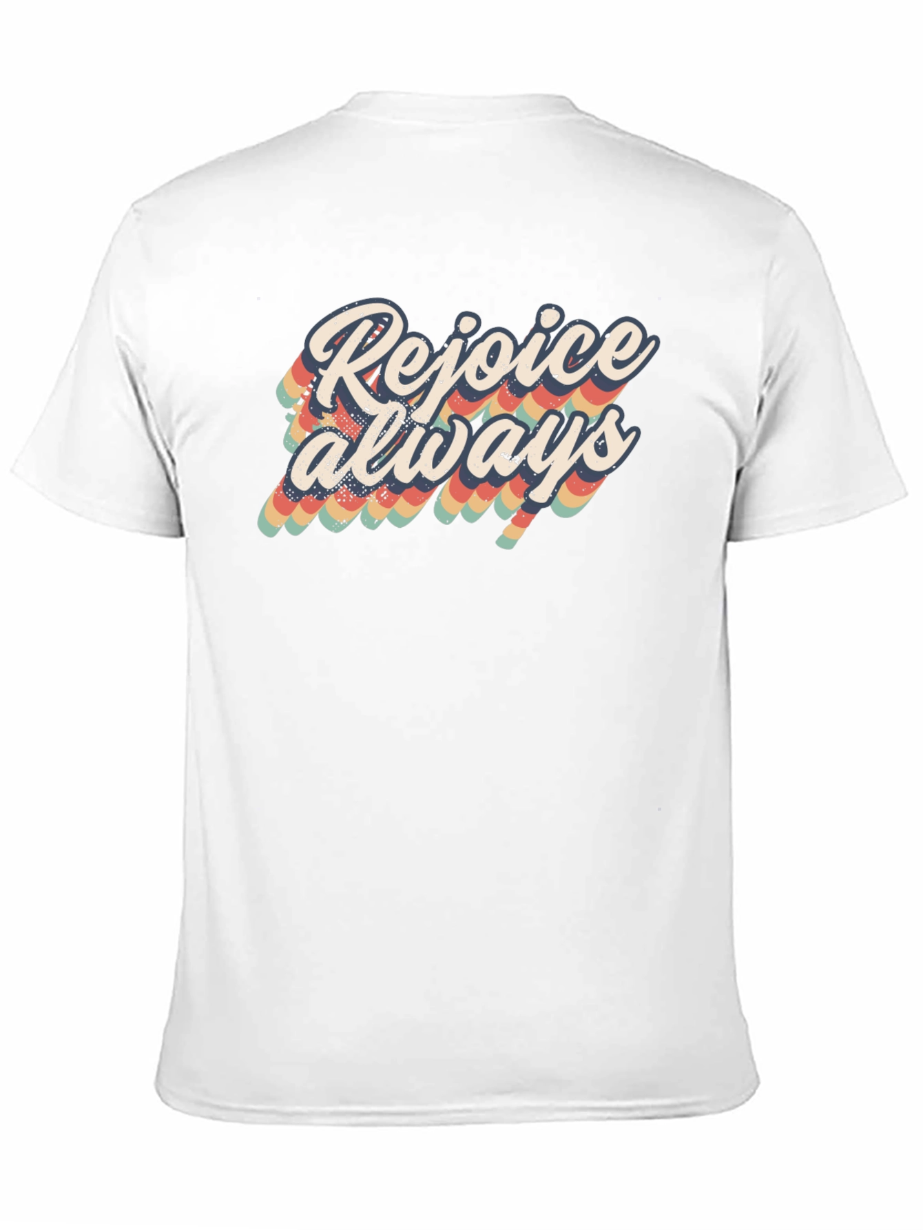 Rejoice Always Black Graphic Tee