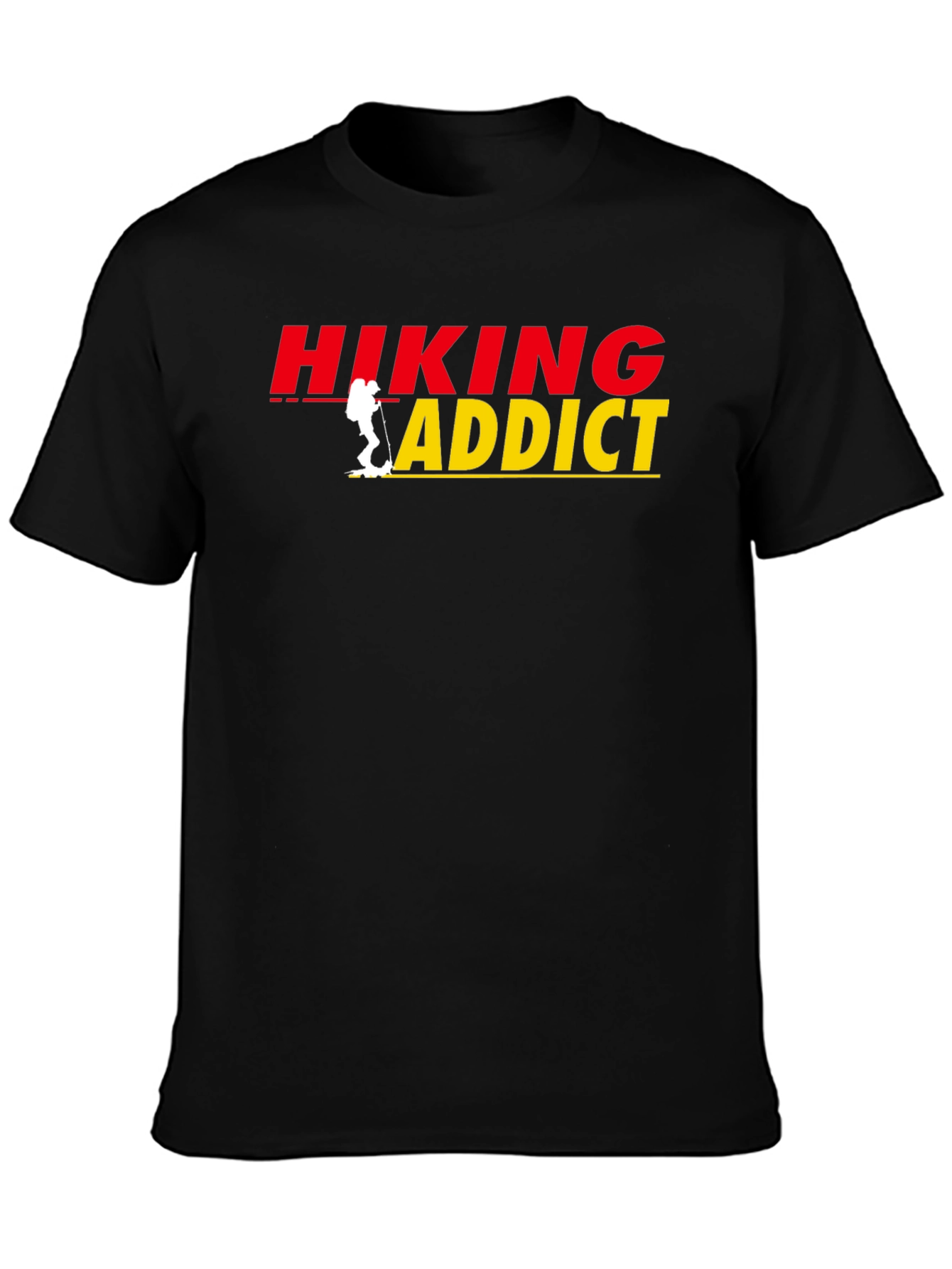 Hiking Addict Graphic Tee - Outdoor Adventure T-Shirt