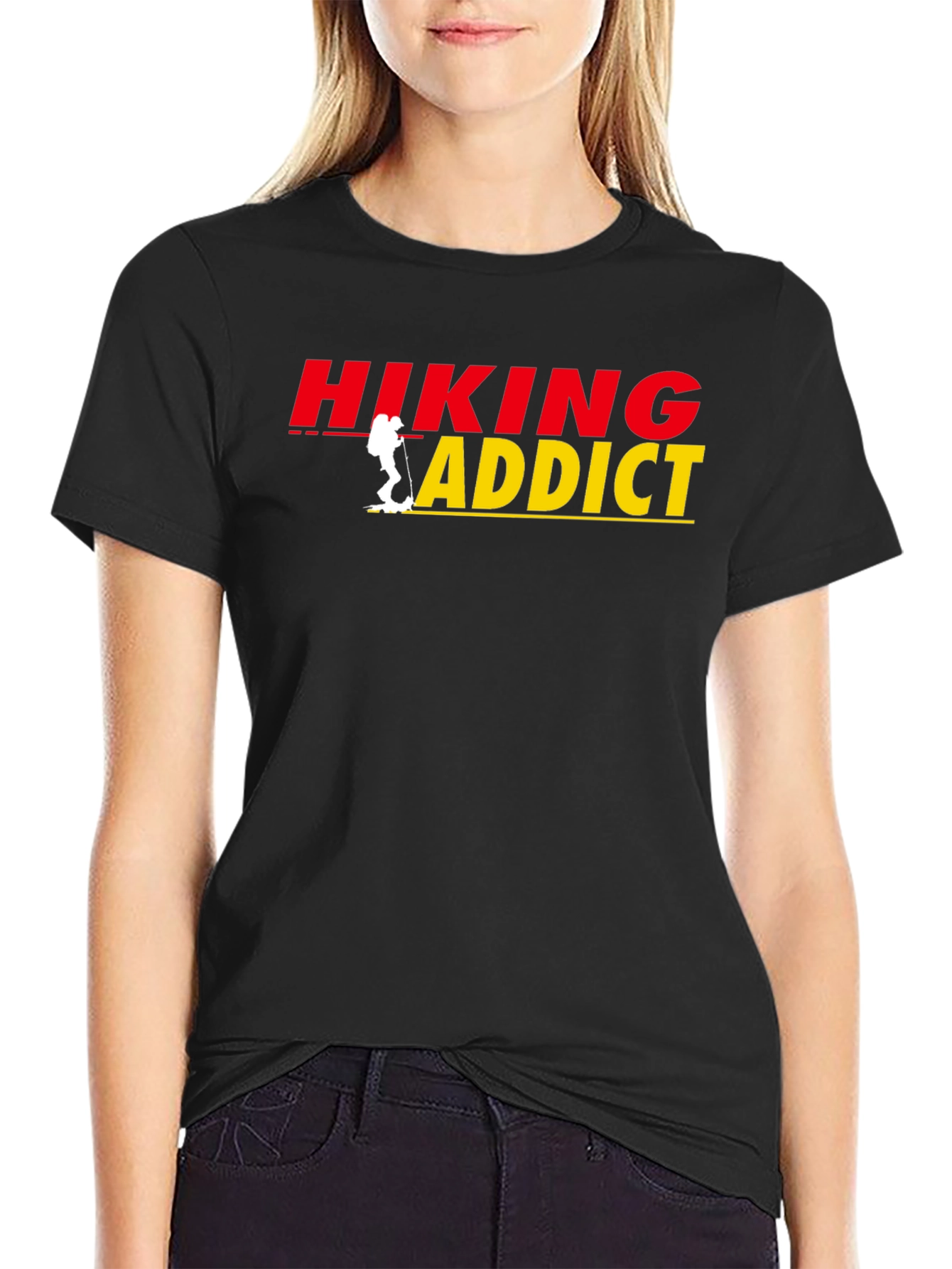 Hiking Addict Graphic Tee - Outdoor Adventure T-Shirt