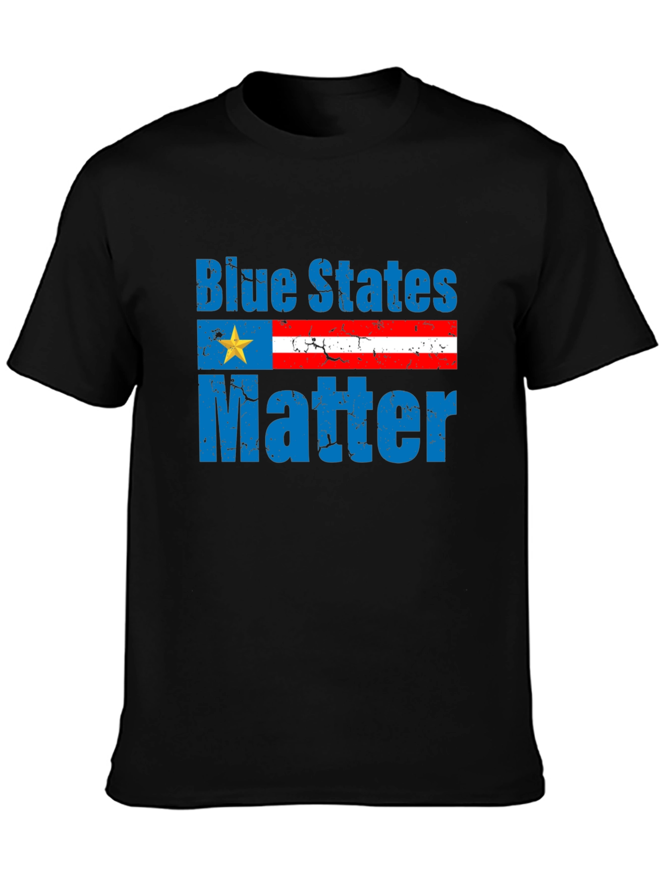Blue States Matter Graphic T-Shirt