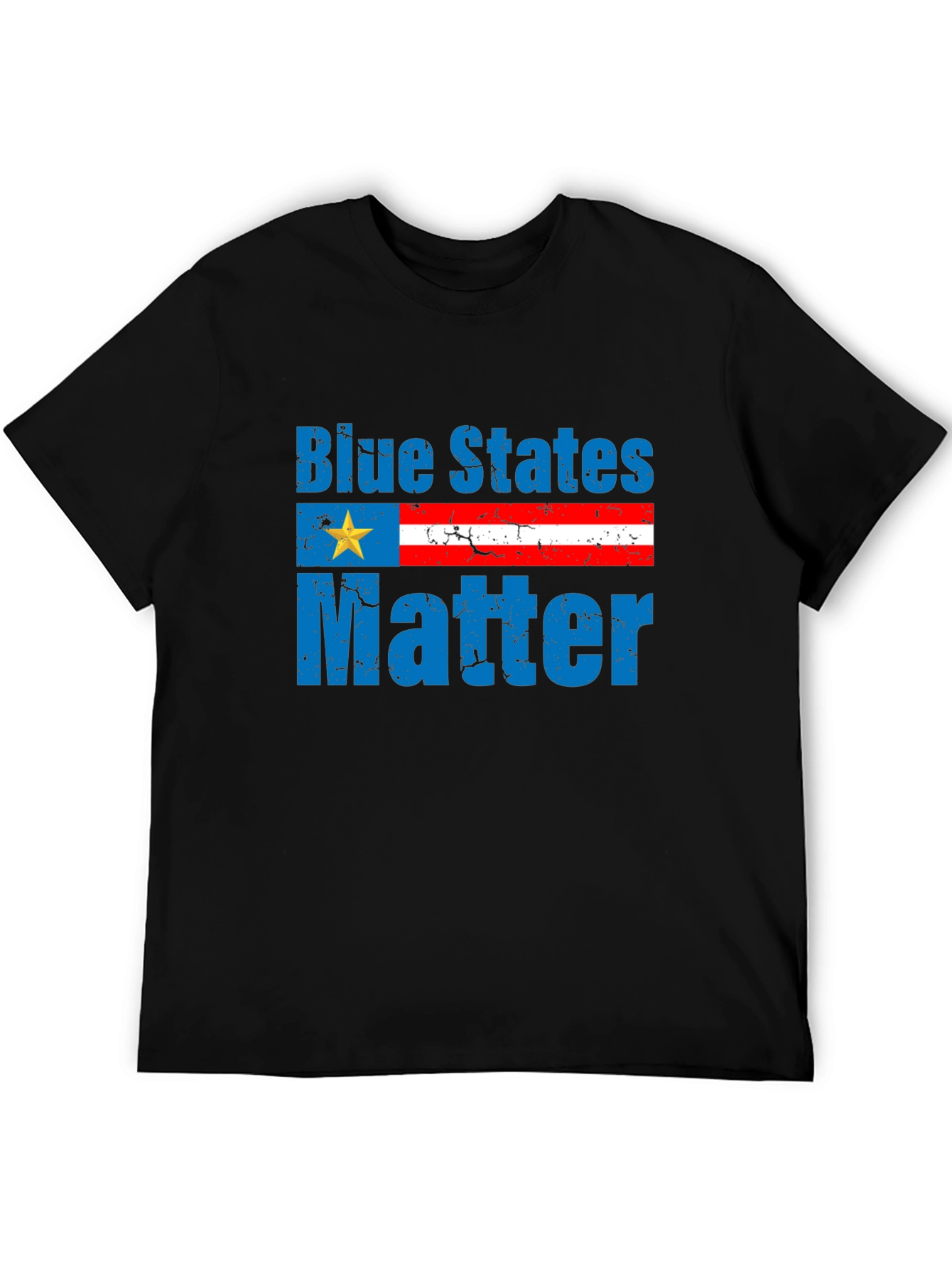 Blue States Matter Graphic T-Shirt