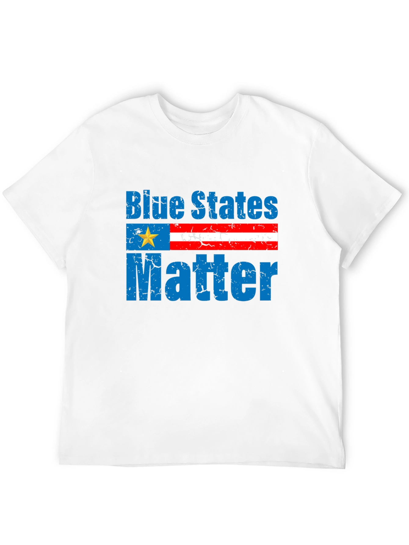 Blue States Matter Graphic T-Shirt