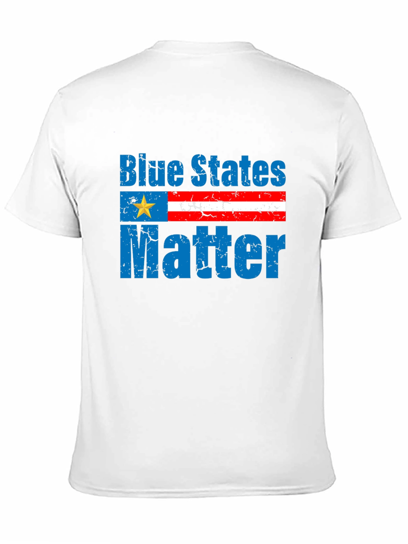 Blue States Matter Graphic T-Shirt