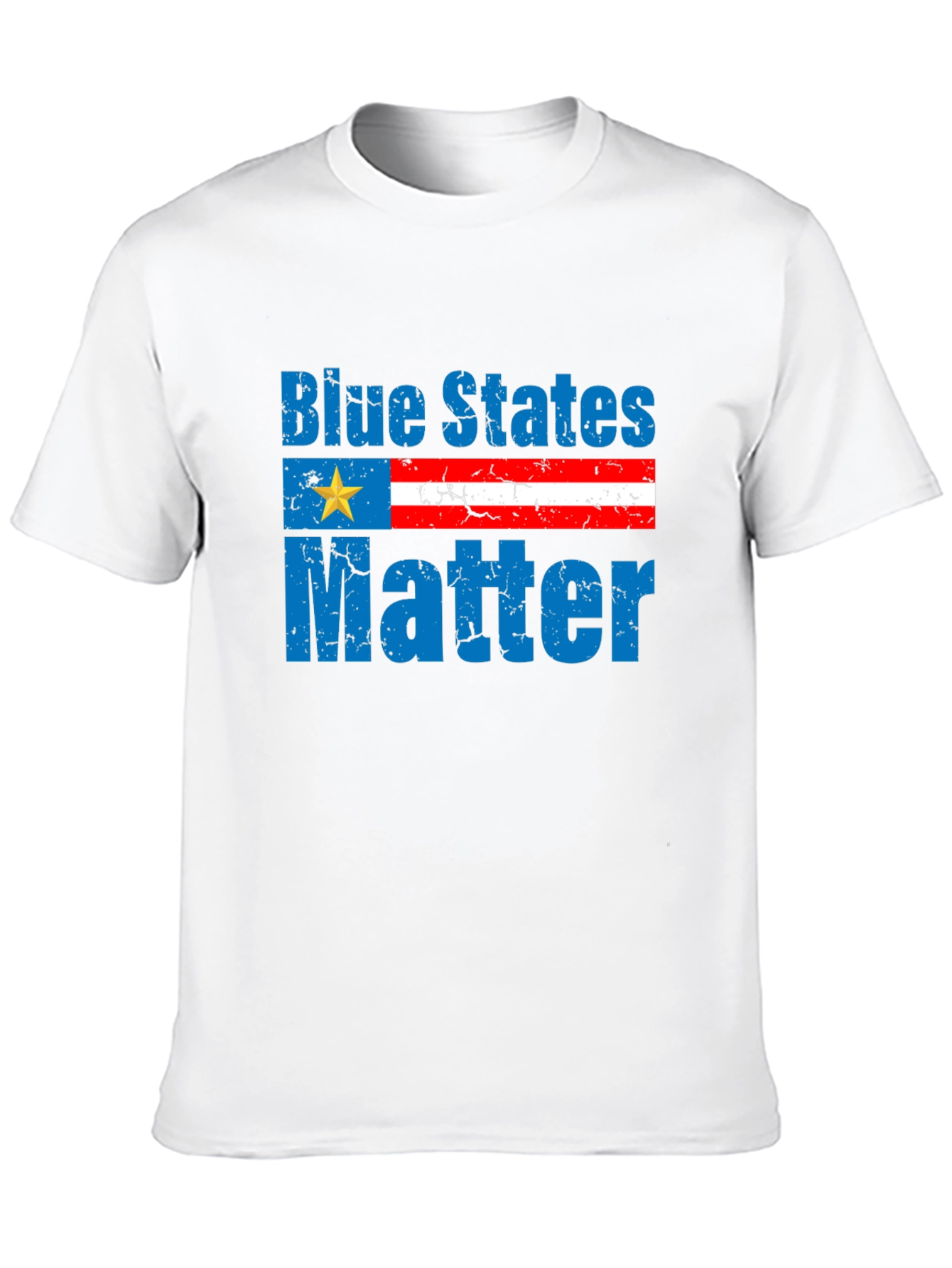 Blue States Matter Graphic T-Shirt