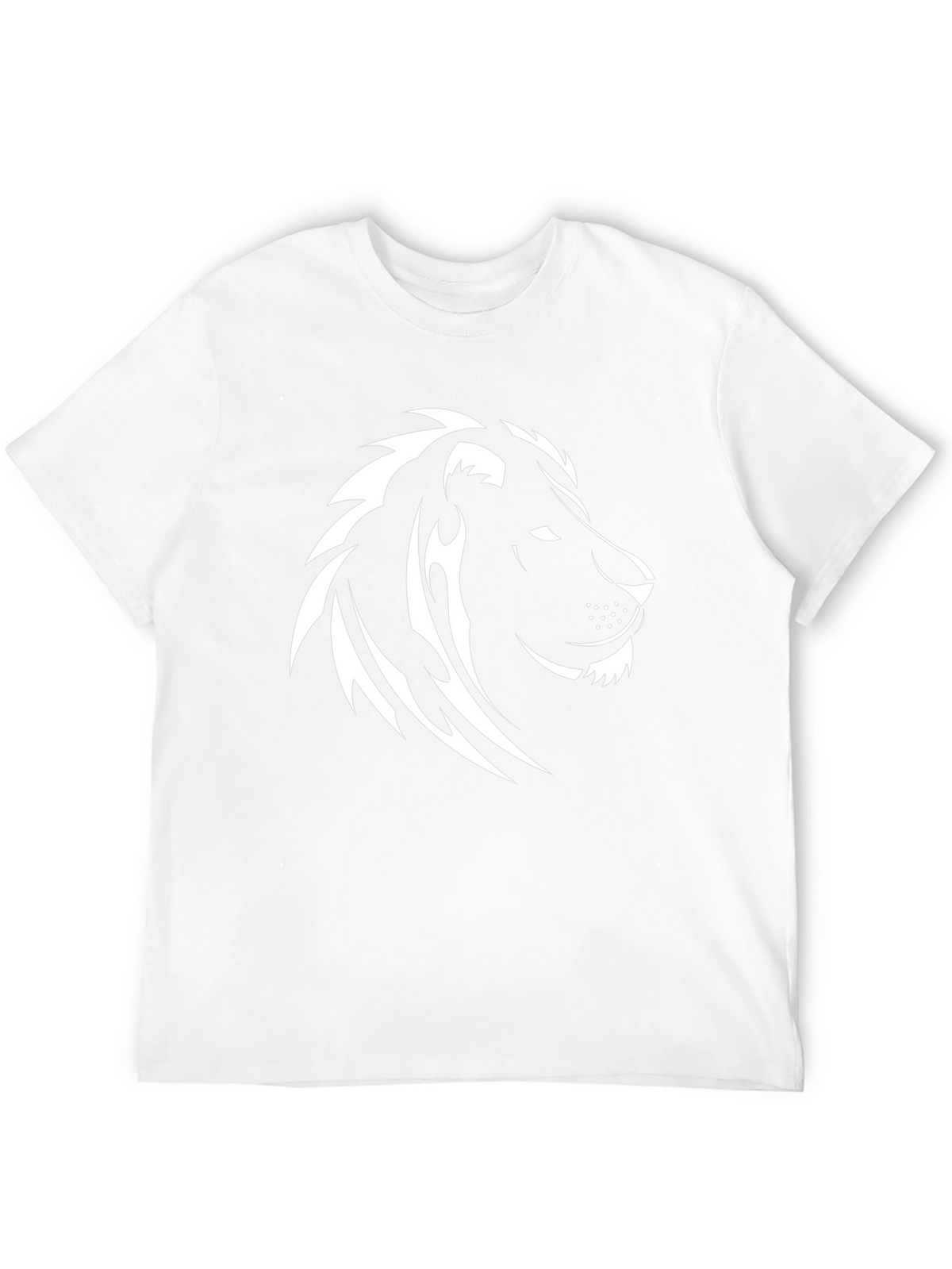 Lion Graphic Black Tee - Bold Style