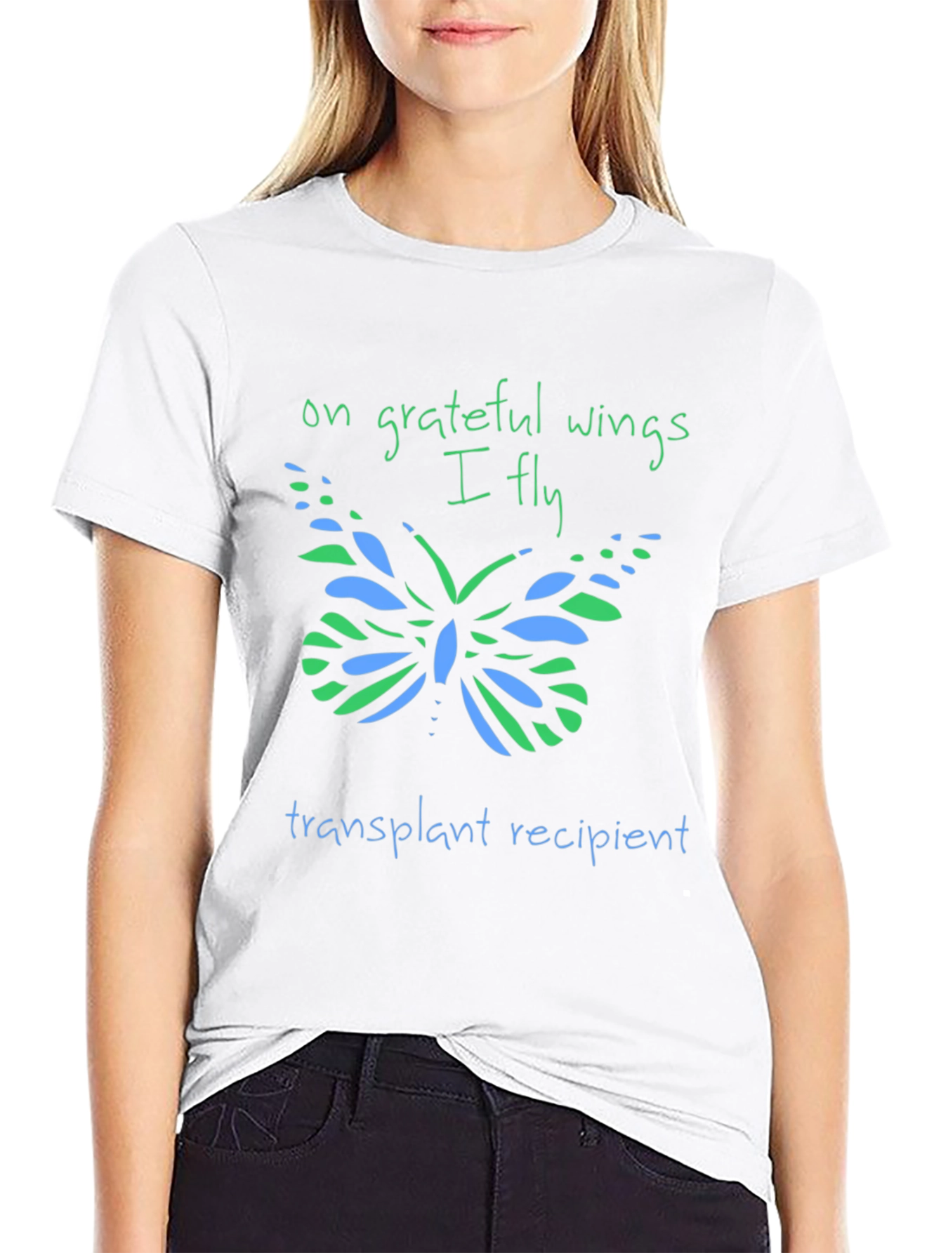 Grateful Wings Transplant Recipient T-Shirt