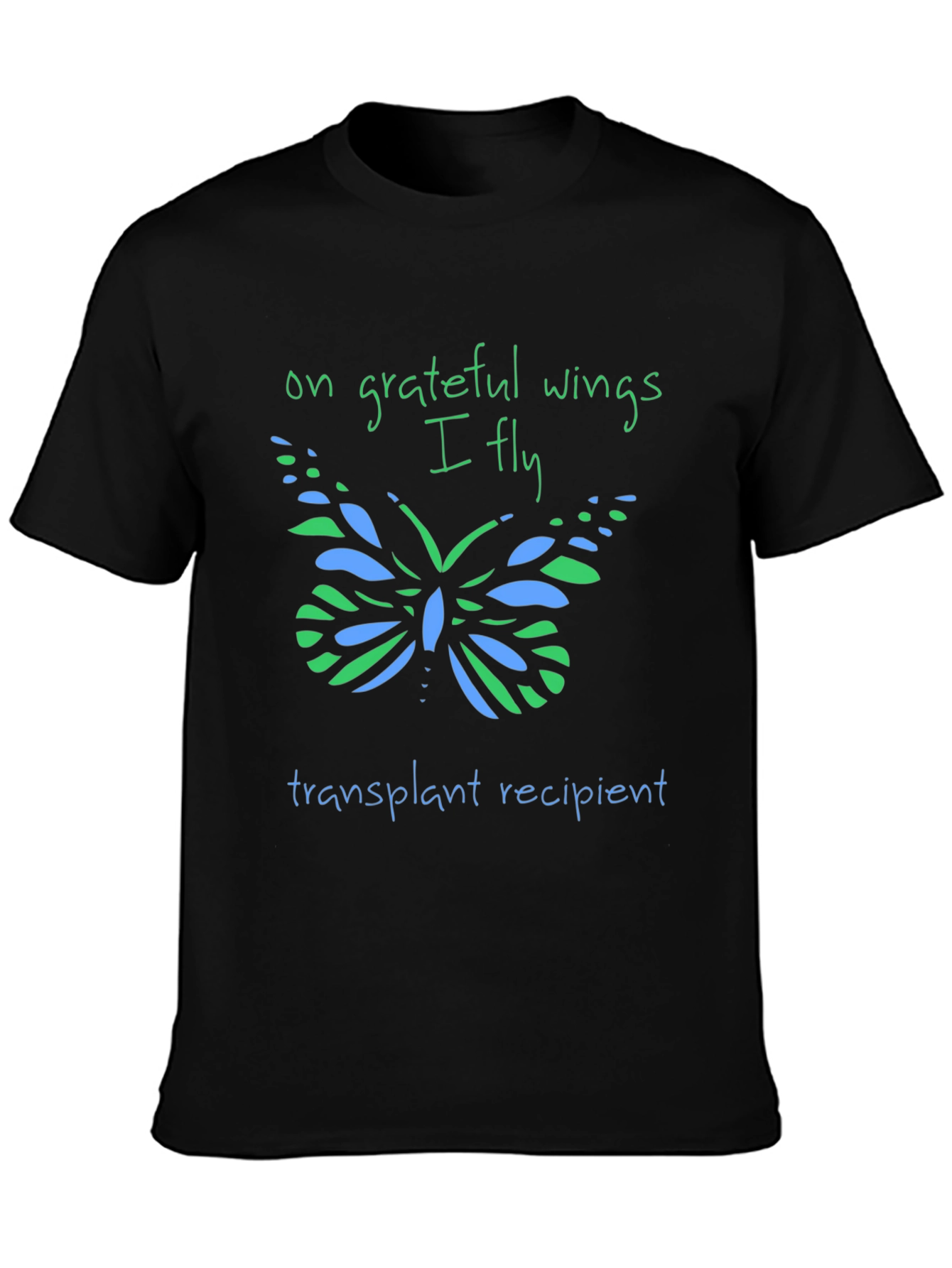Grateful Wings Transplant Recipient T-Shirt