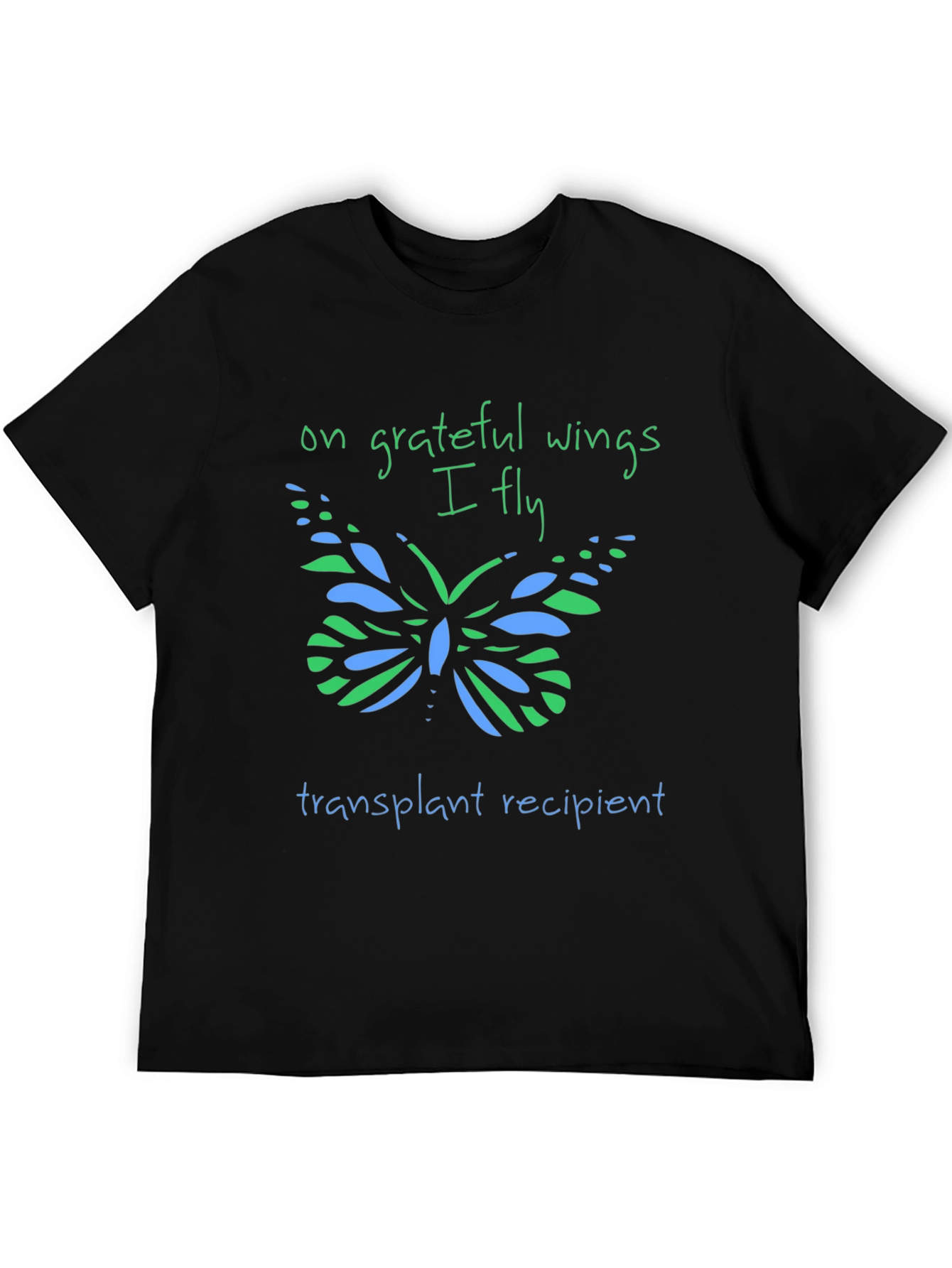 Grateful Wings Transplant Recipient T-Shirt