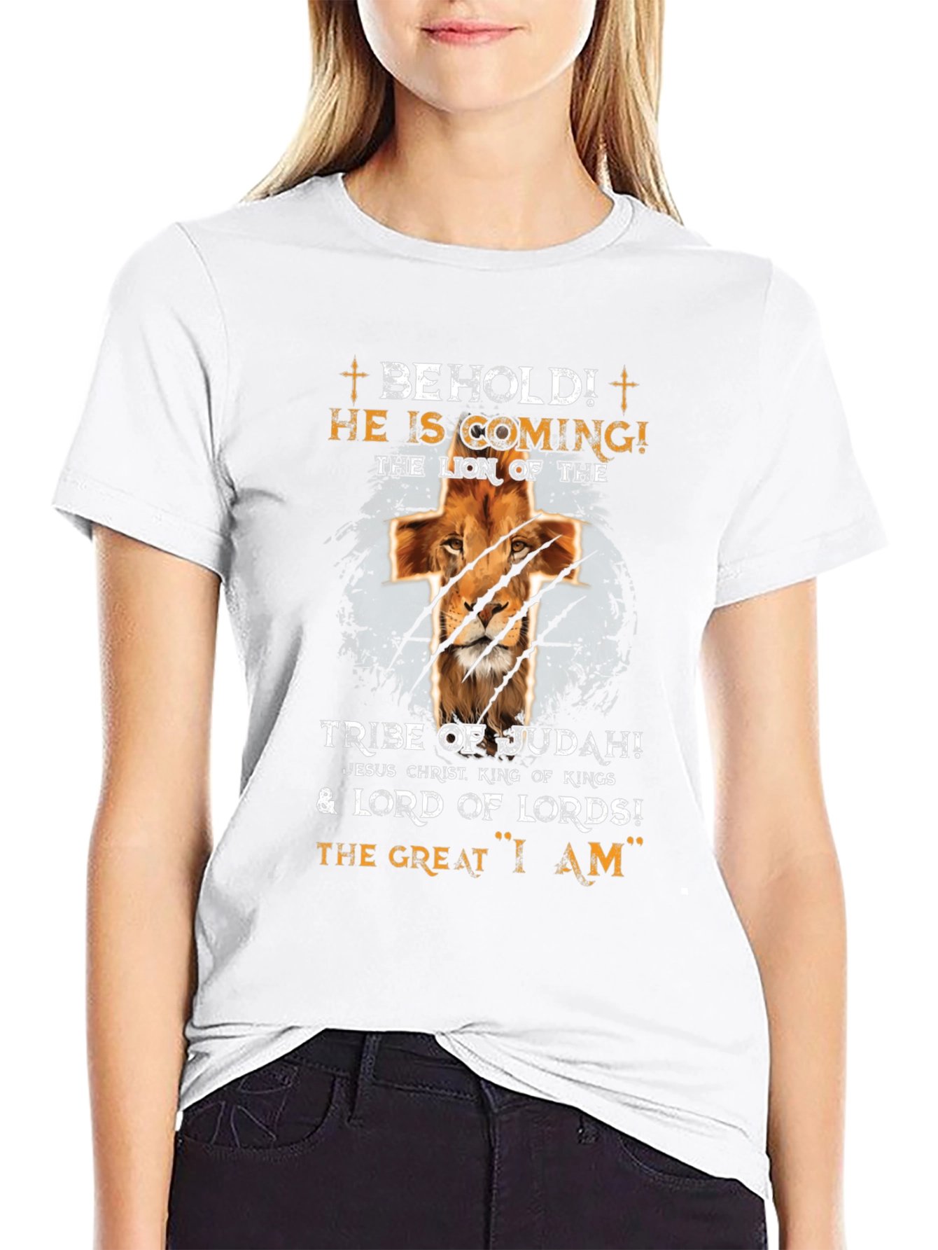 Behold! He Is Coming! Lion of Judah Graphic T-Shirt