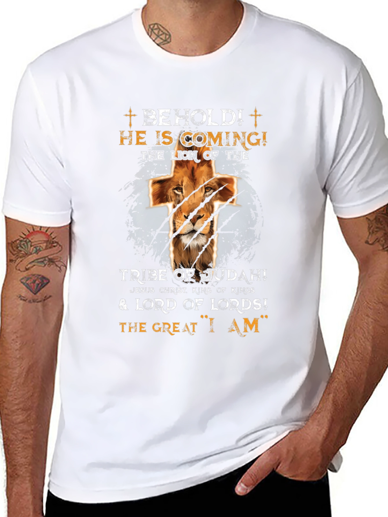 Behold! He Is Coming! Lion of Judah Graphic T-Shirt