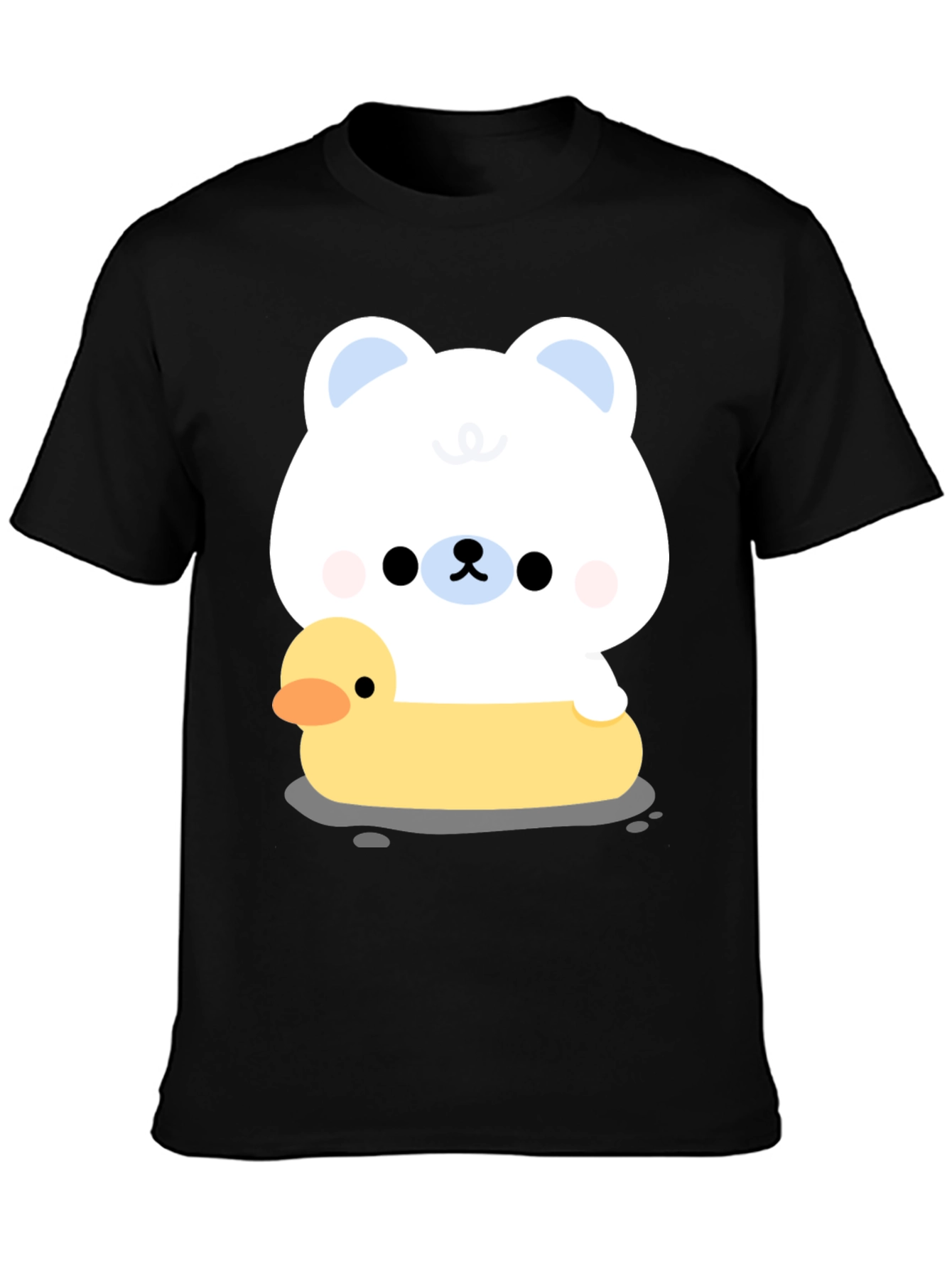 Cute Bear & Duck Cartoon T-Shirt