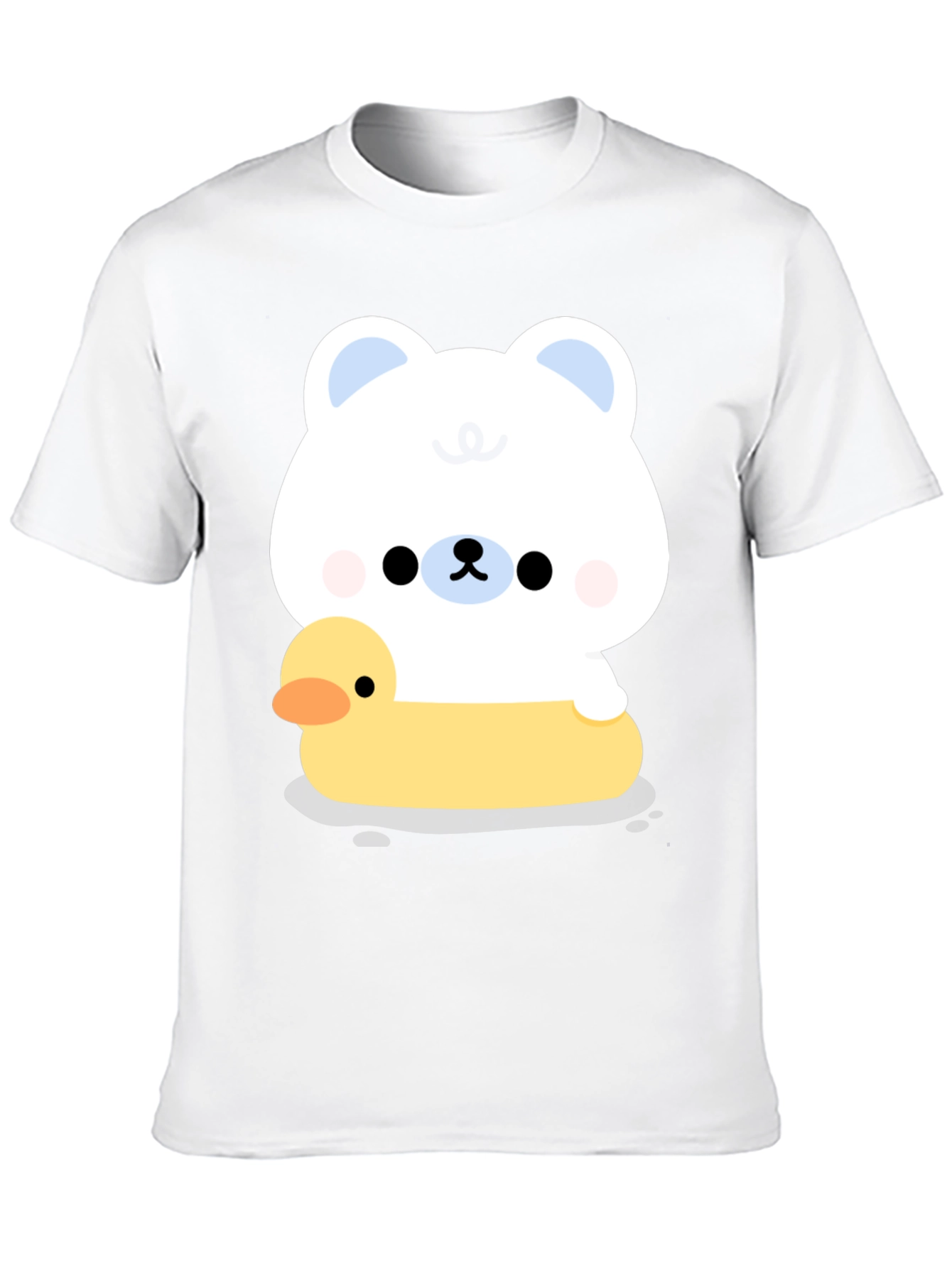 Cute Bear & Duck Cartoon T-Shirt