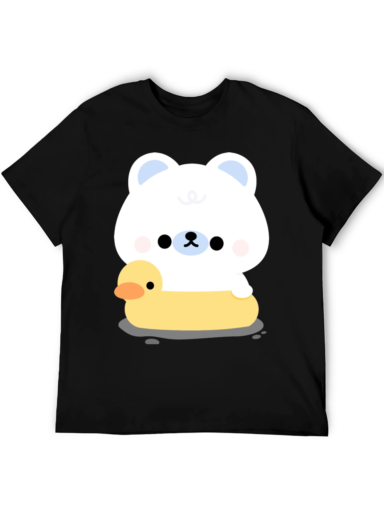 Cute Bear & Duck Cartoon T-Shirt