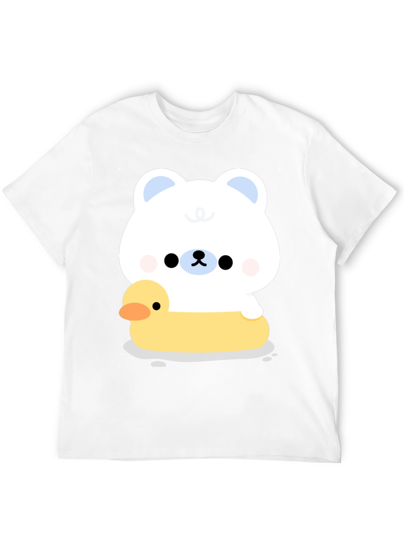 Cute Bear & Duck Cartoon T-Shirt