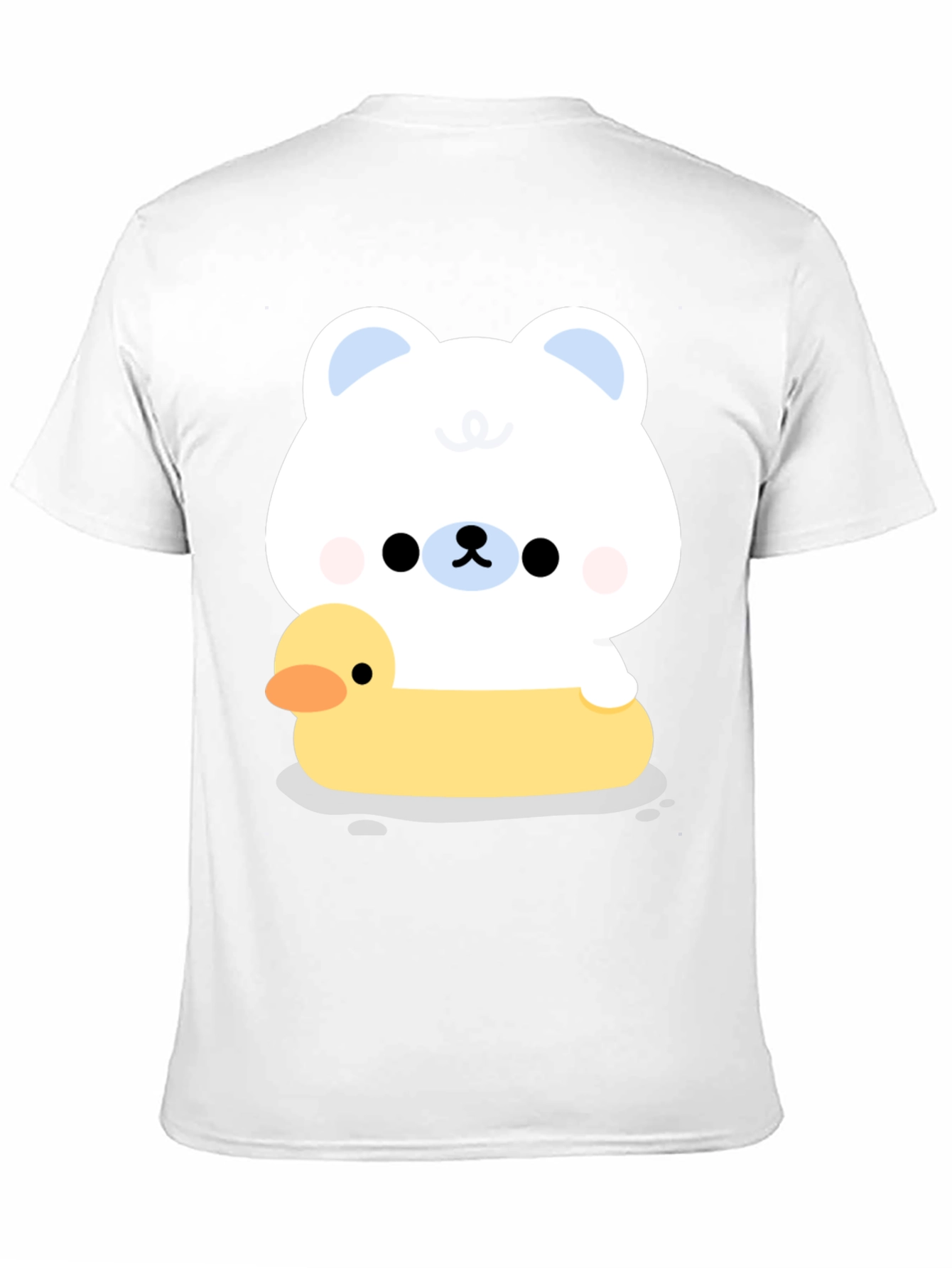 Cute Bear & Duck Cartoon T-Shirt