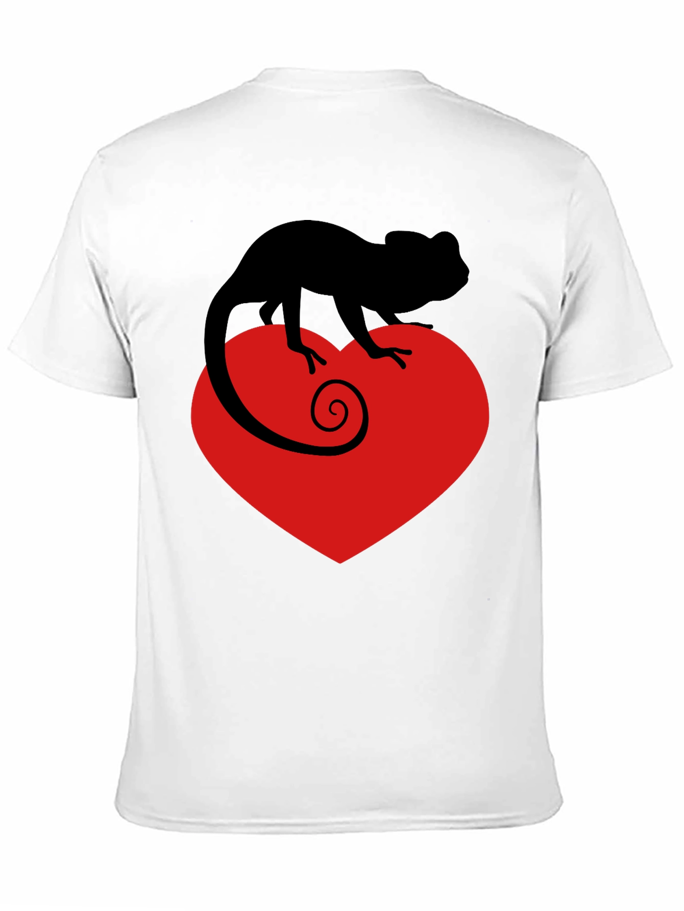 Chameleon Heart Graphic Tee - Love Reptiles!