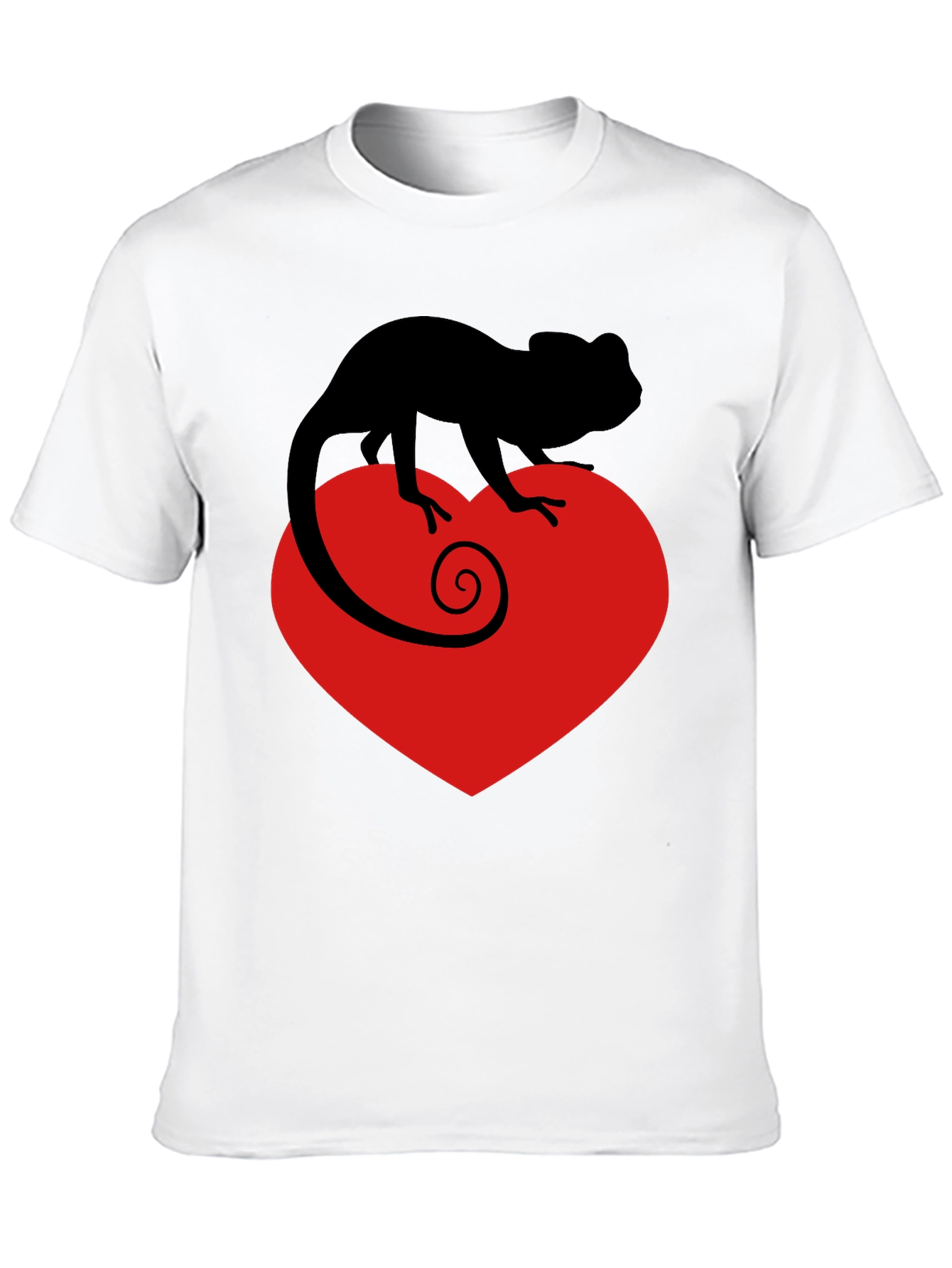 Chameleon Heart Graphic Tee - Love Reptiles!