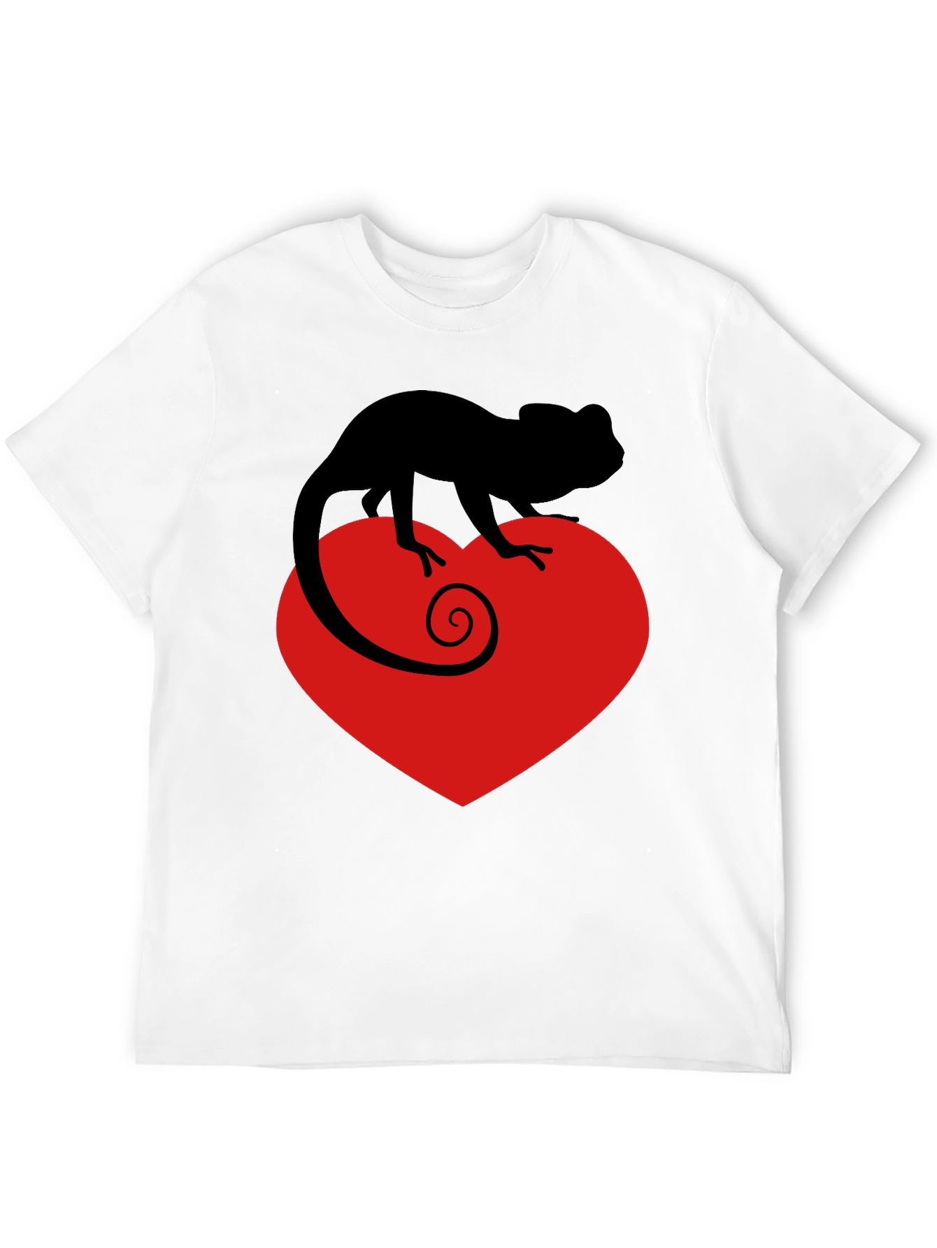 Chameleon Heart Graphic Tee - Love Reptiles!